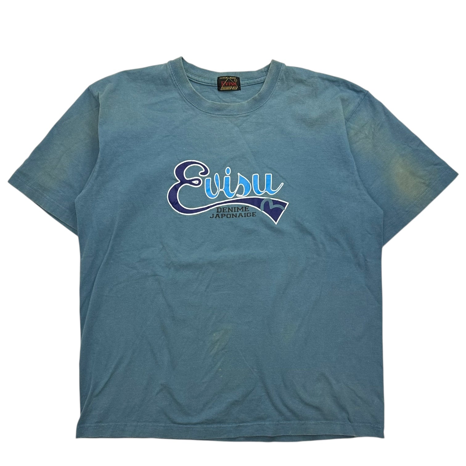 Vintage Evisu Denime Japonaige Tee Teal