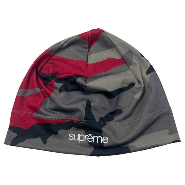 Supreme Base Layer Beanie Red Camo