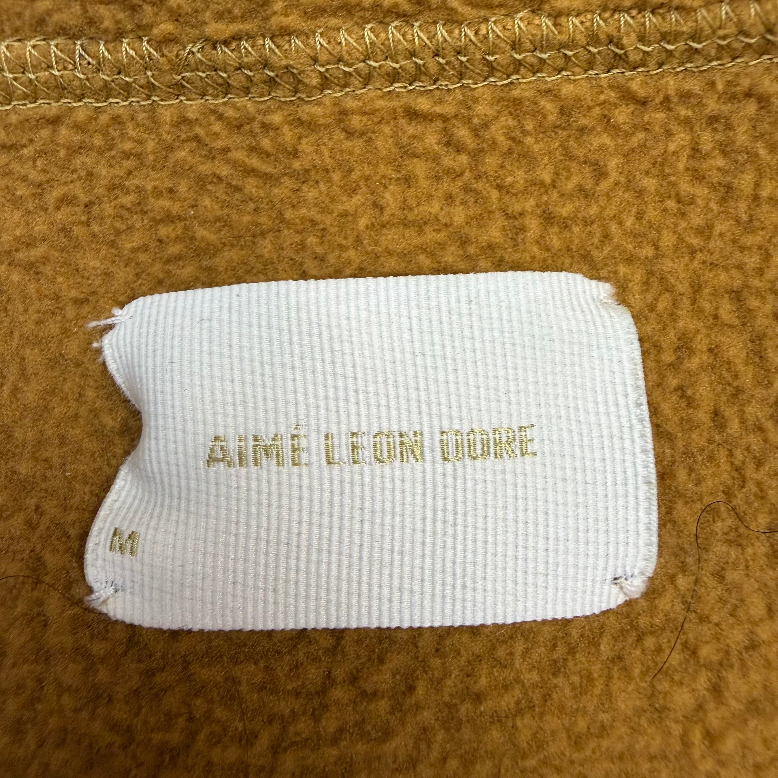 Aimé Leon Dore X Porsche 911SC Fleece Quarter Zip Brown