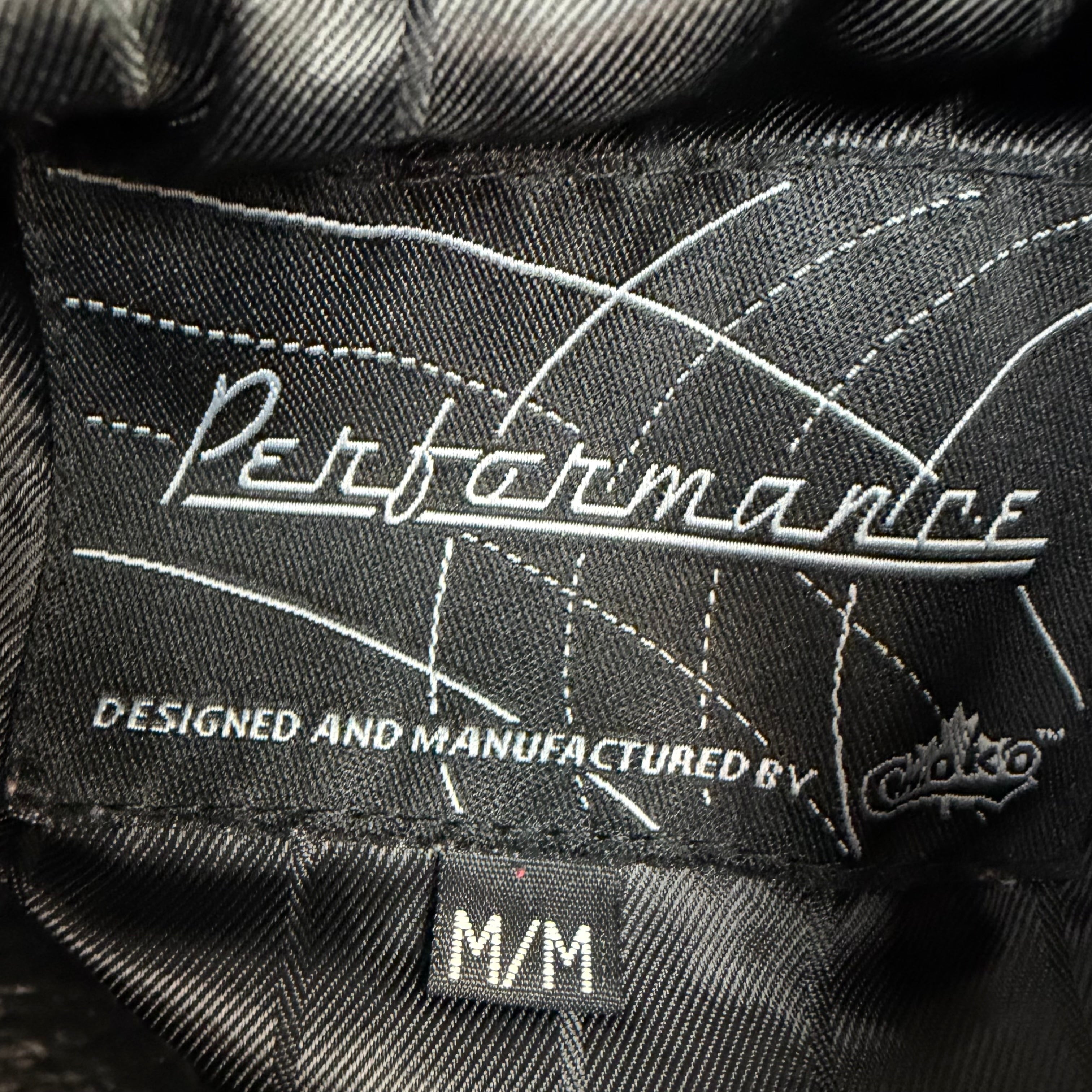 Vintage Mitsubishi Motors Performance Leather Racing Jacket Black