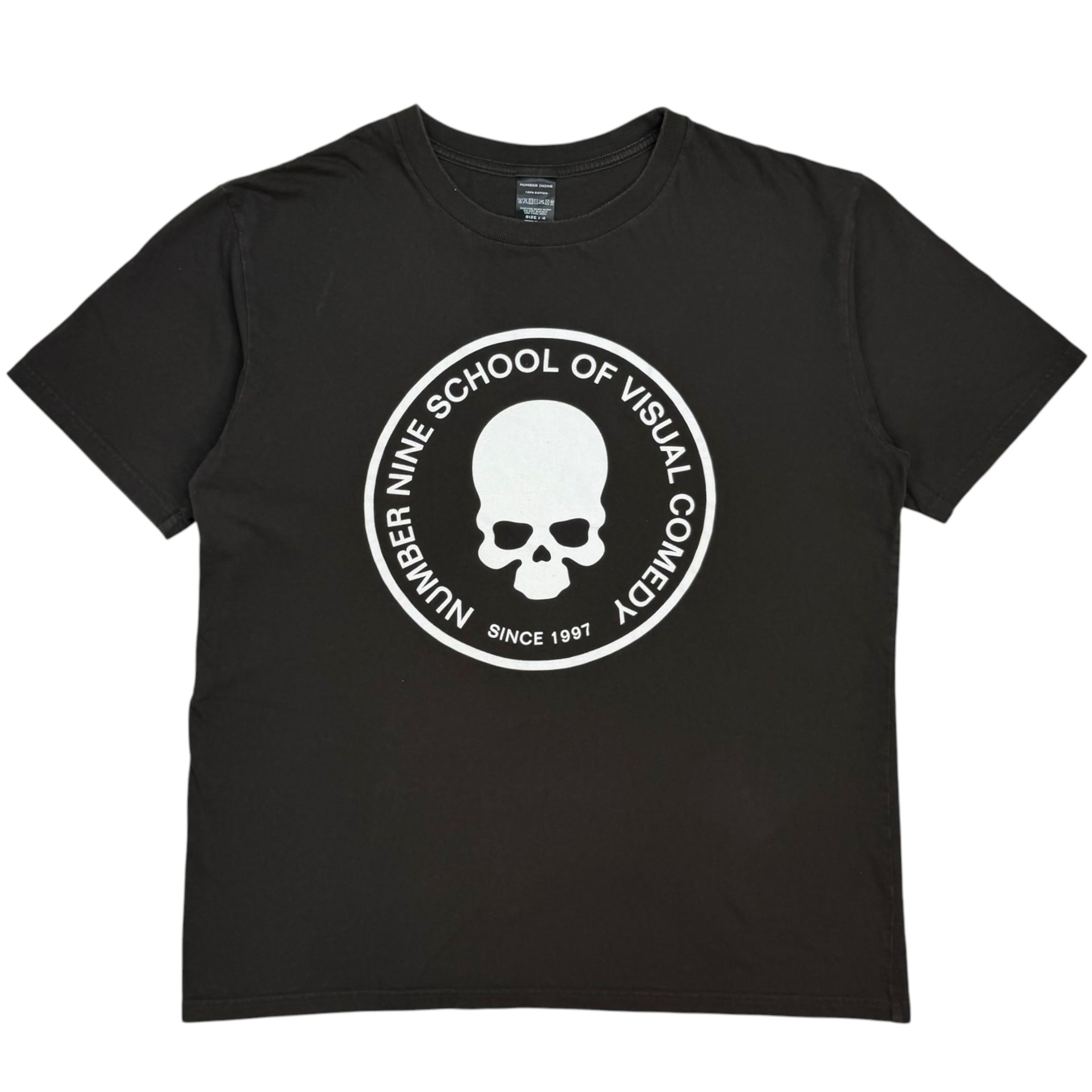 Number Nine School Of Visual Comedy Tee Black