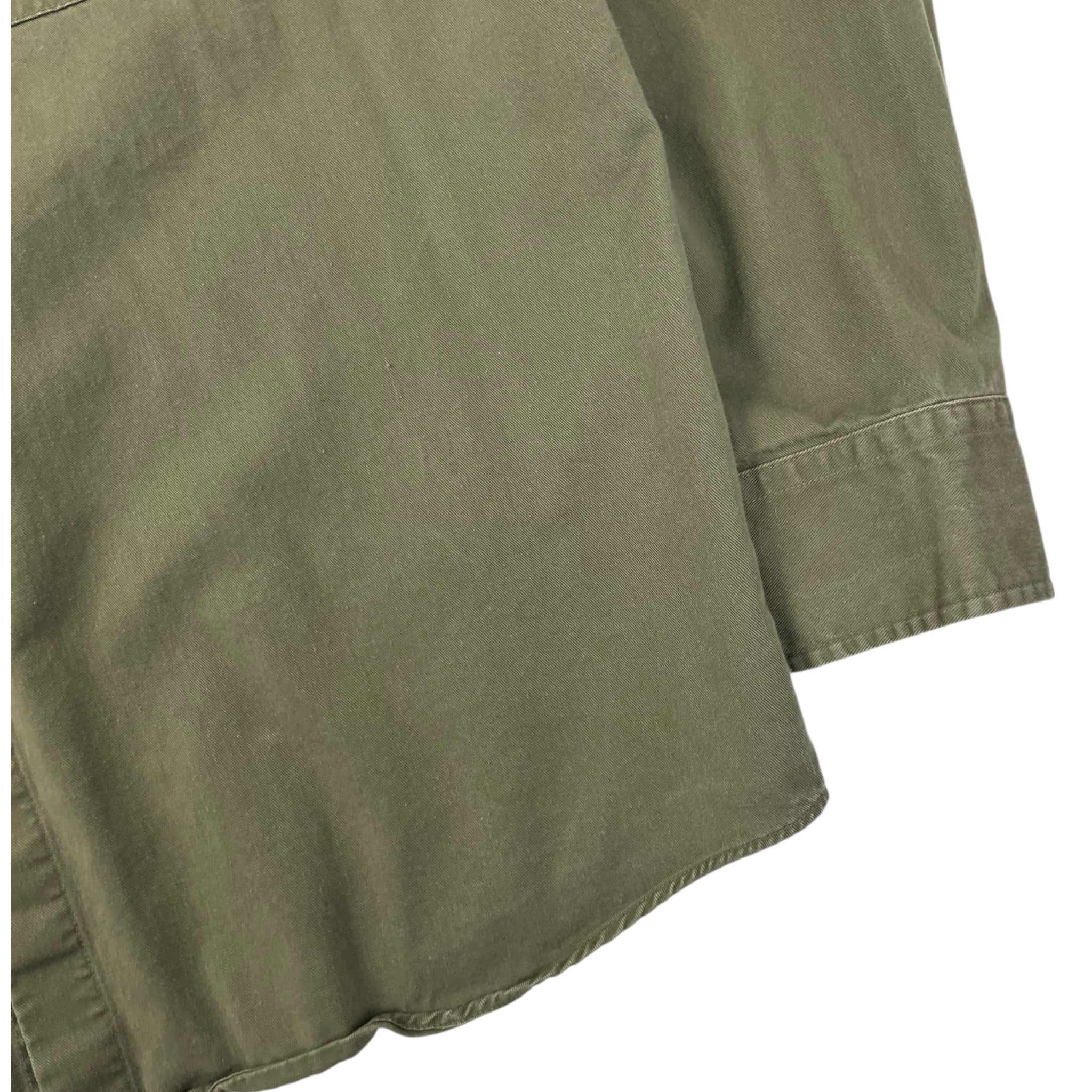 OVO Button Up Work Shirt Olive