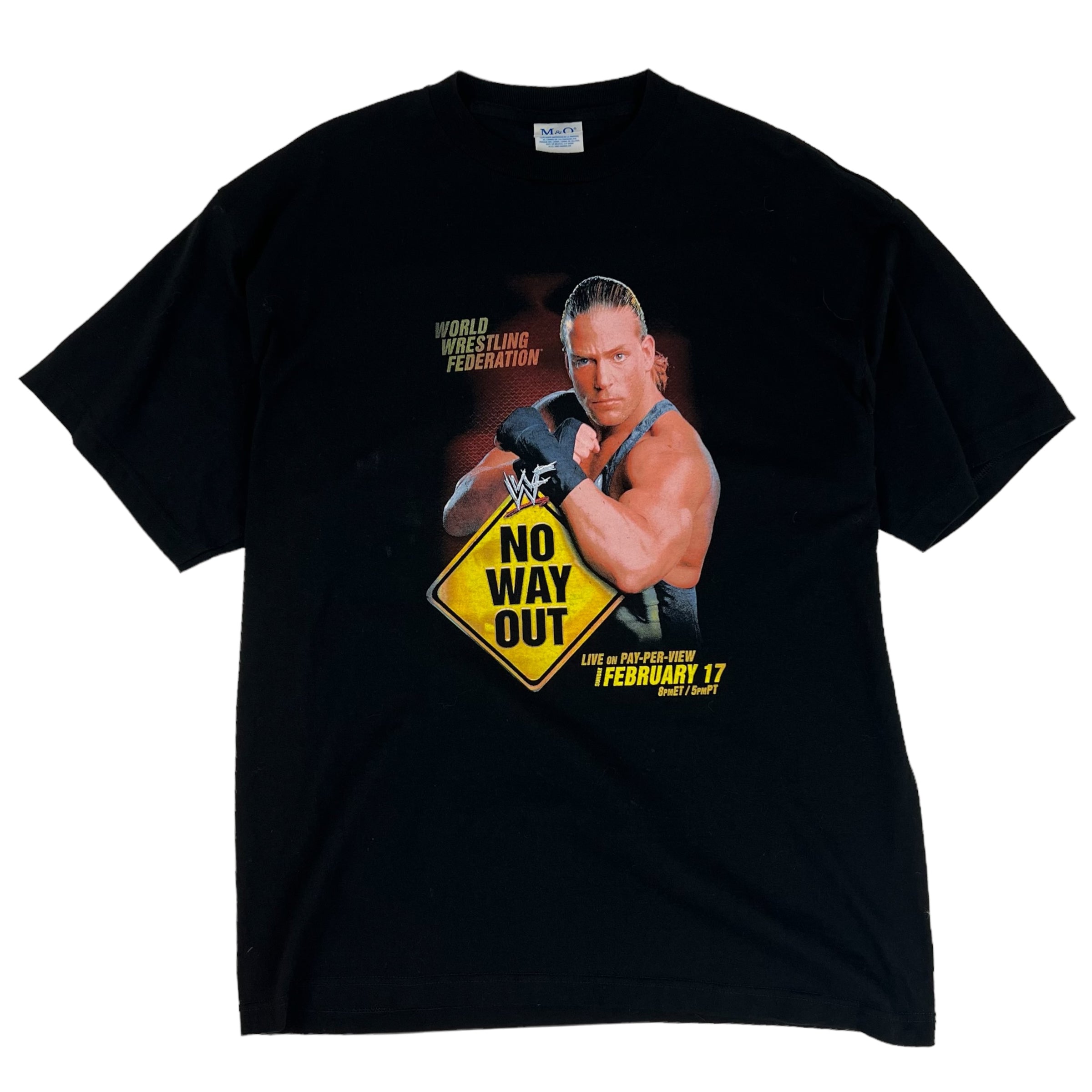 2002 WWF No Way Out RVD Tee Black