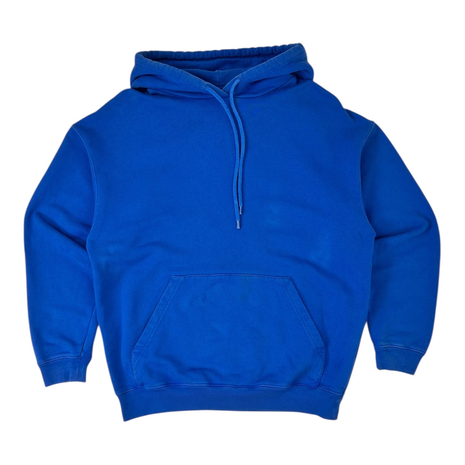 Balenciaga Back Logo Hoodie Blue