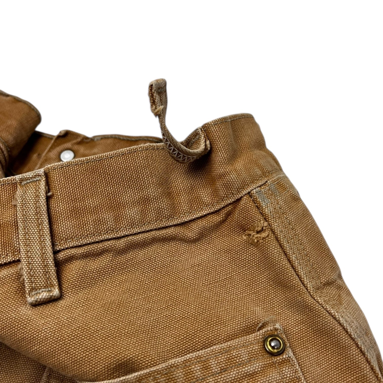 Carhartt Double Knee Work Pants Worn Tan