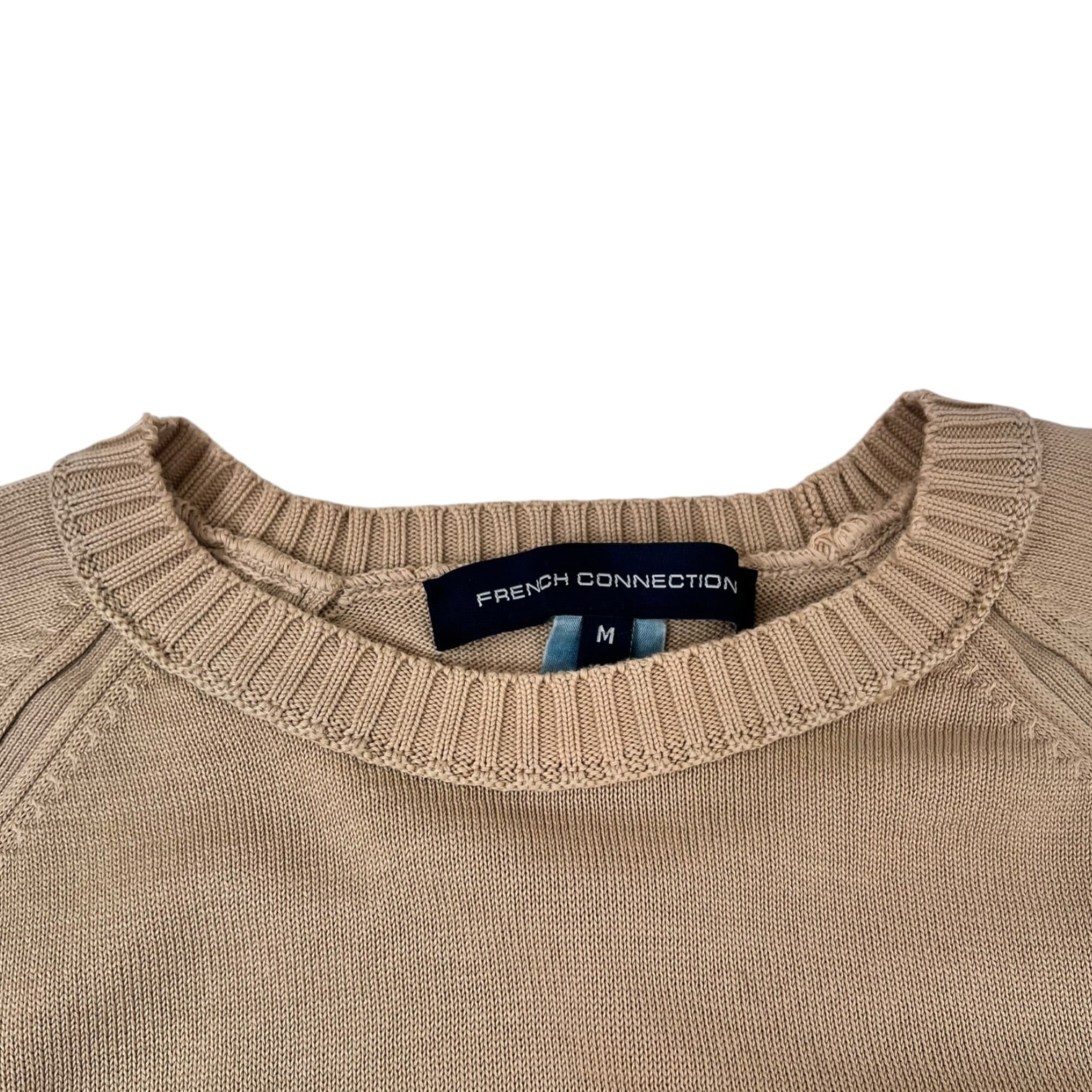 French Connection FCUK Crewneck Sweater Beige