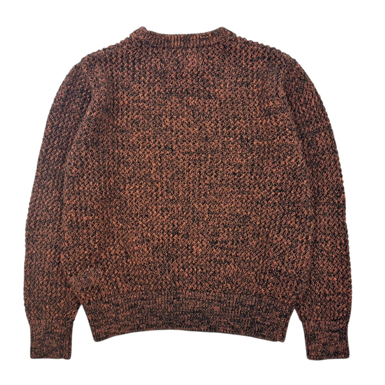 Stussy Two-Tone Loose Gauge Knit Sweater Orange/Black