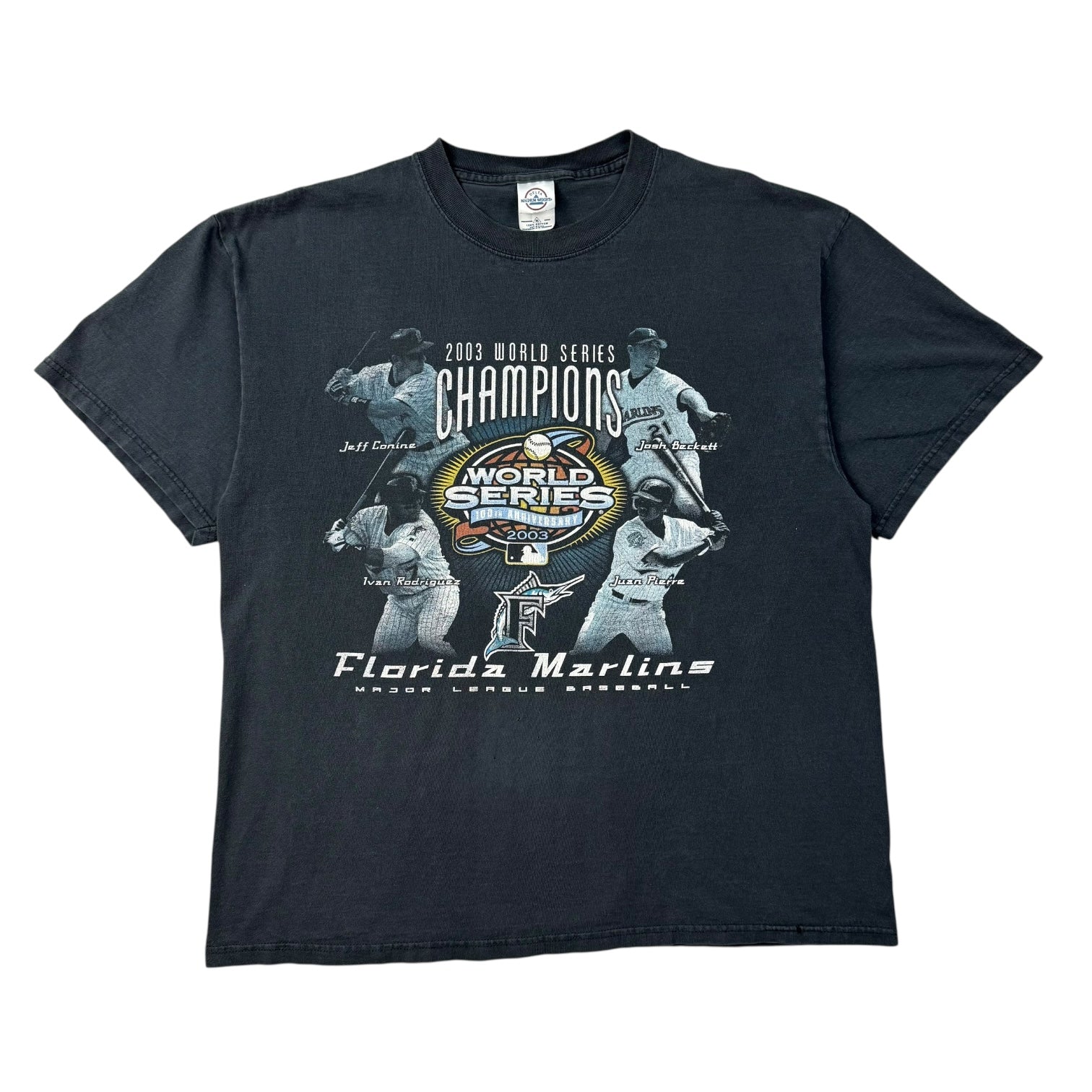 2003 Florida Marlins World Series Champs Tee Black