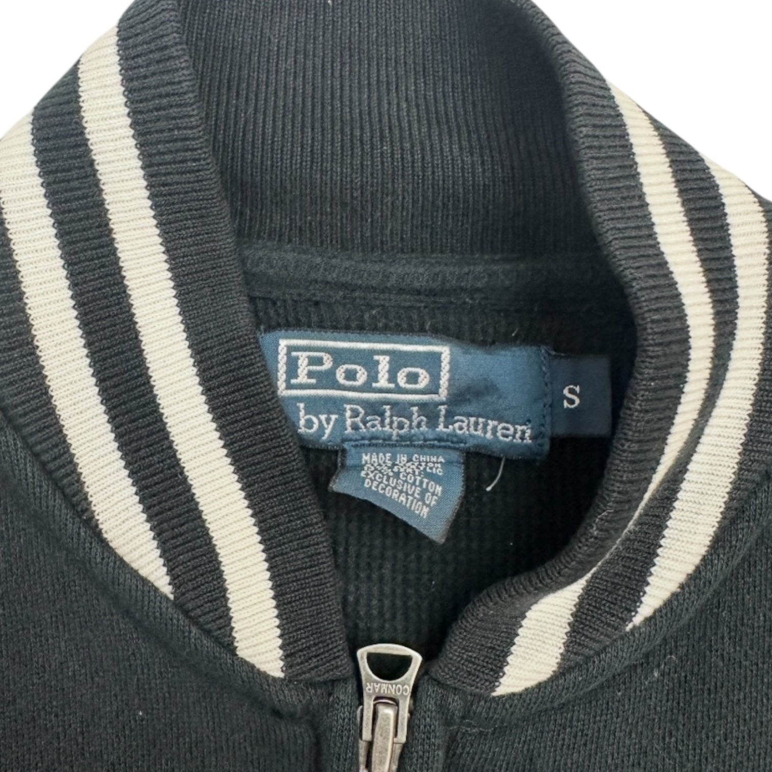 Vintage Polo Ralph Lauren Cotton Bomber Navy