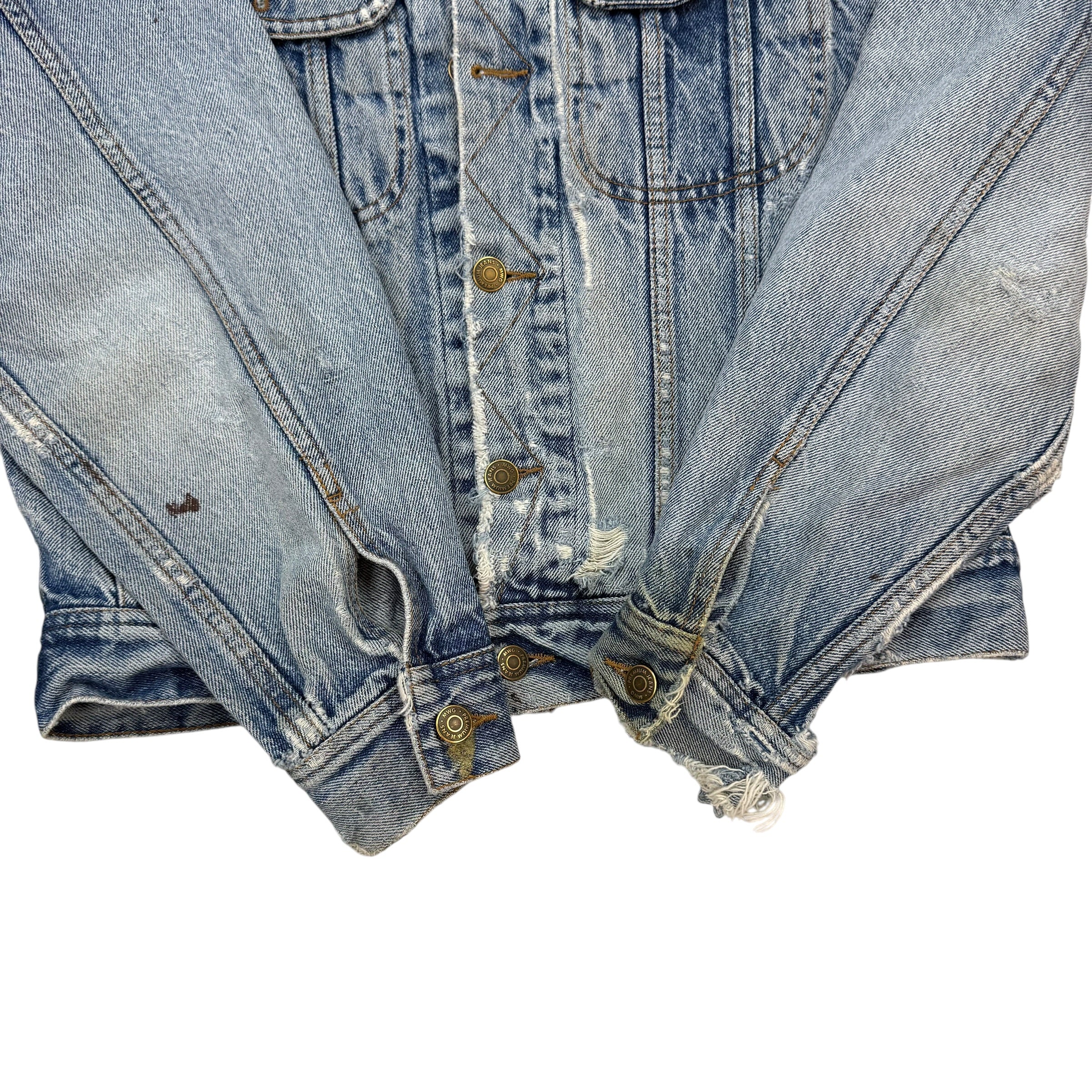 Vintage MWG StormRider Denim Jacket Light Wash