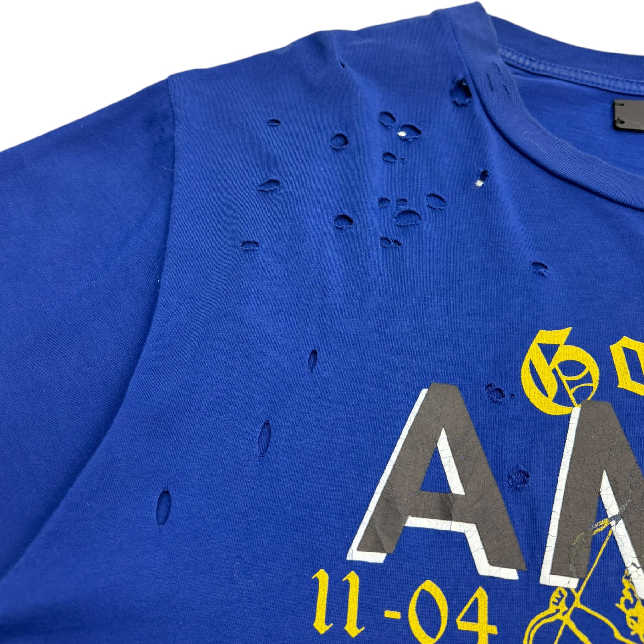 Amiri Blue Golden Guardians T-Shirt