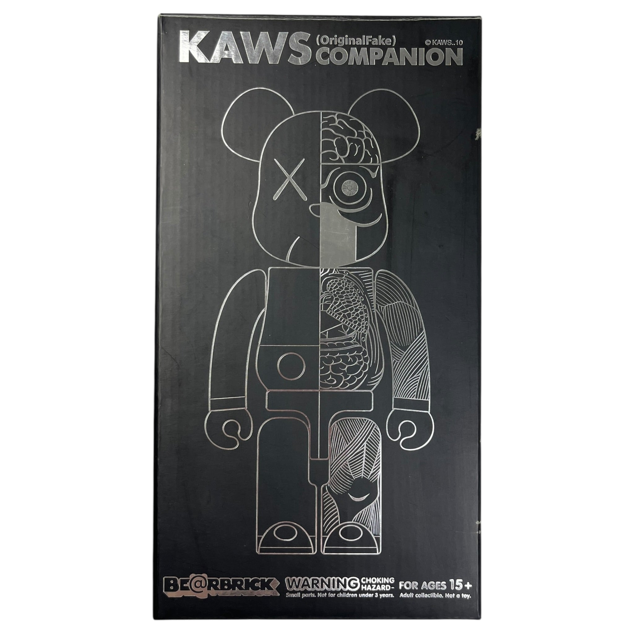 KAWS Bearbrick Dissected 400% Black