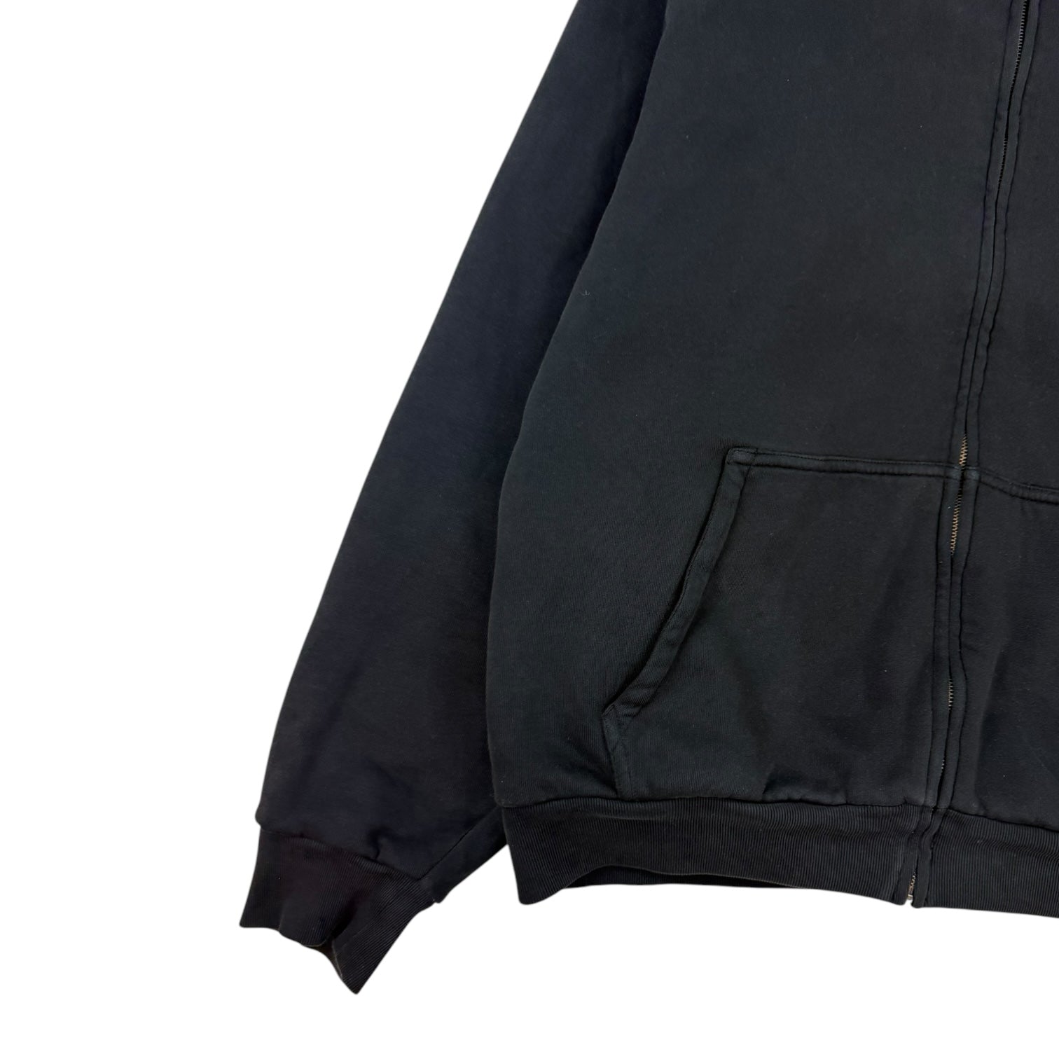 Yeezy Gap Zip Up Hoodie Black