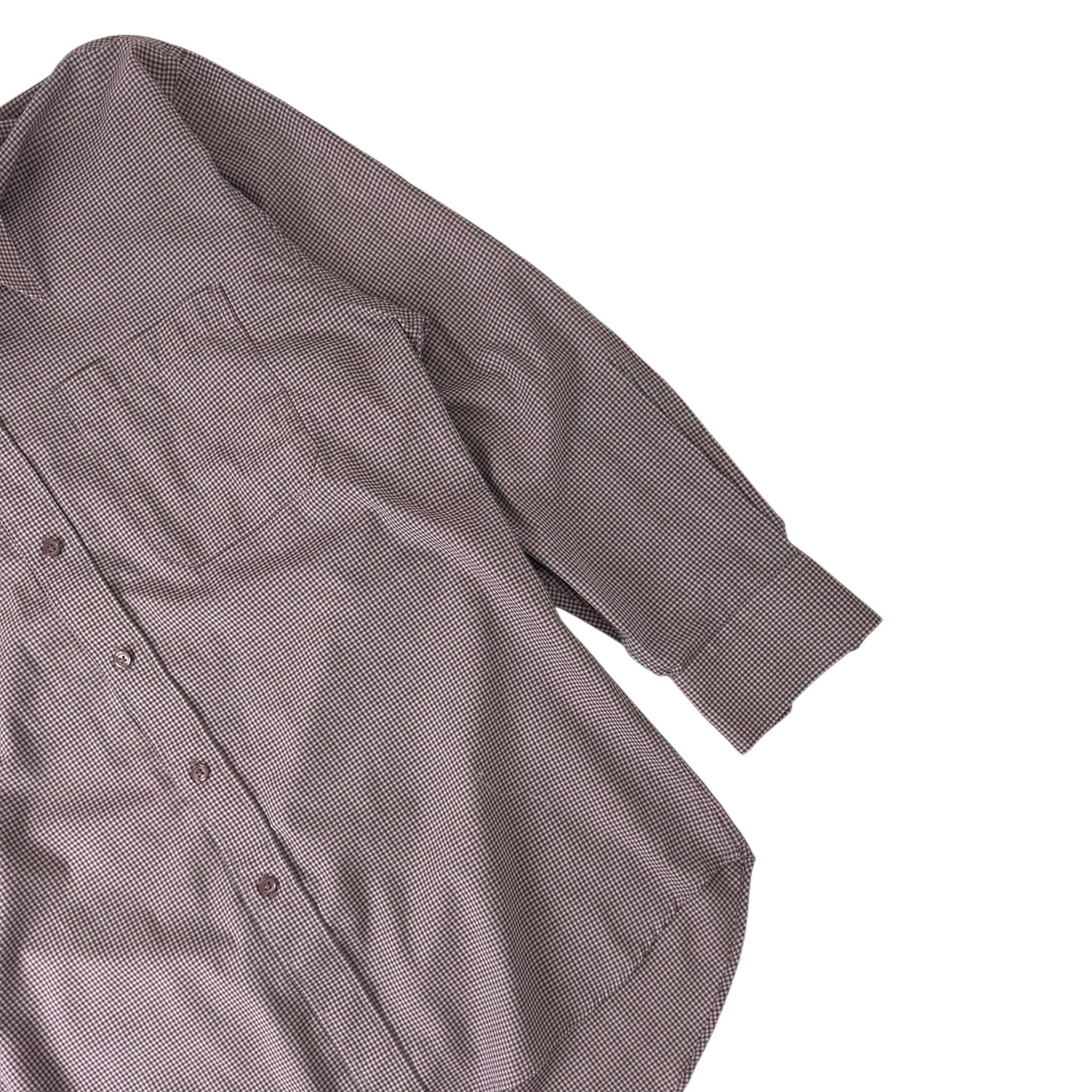 Vintage Monsiuer By Givenchy Long Sleeve Dress Shirt Red/White