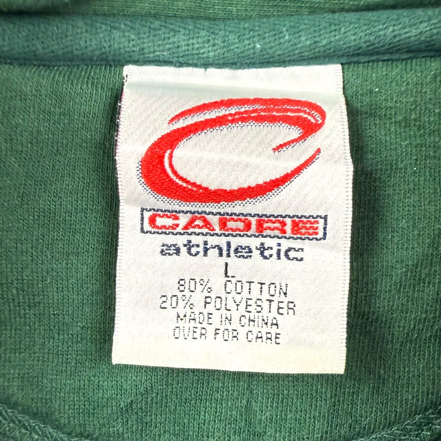 Vintage Green Bay Packers Quarter Zip Sweater Green