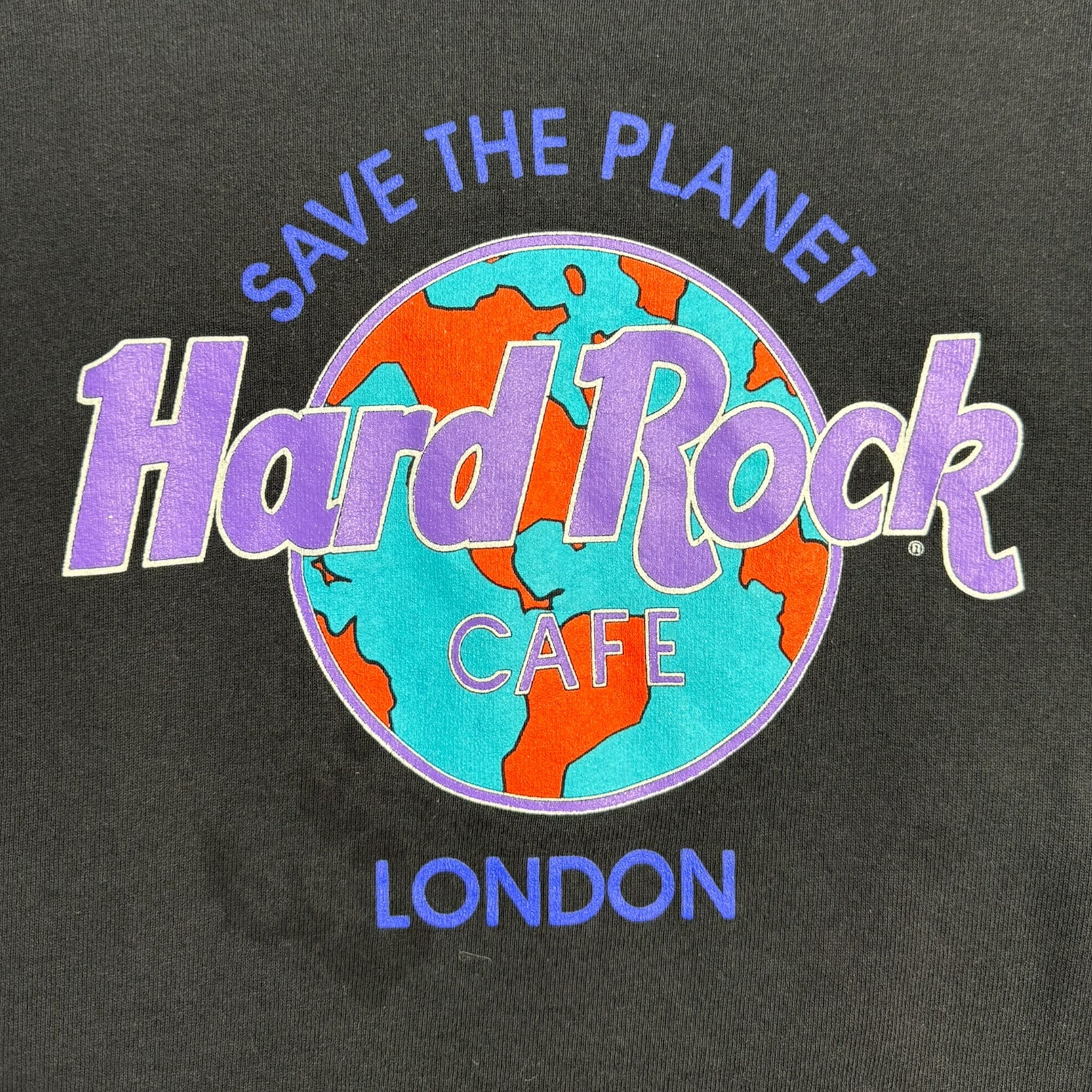 Vintage Hard Rock Cafe London Save The Planet Crewneck