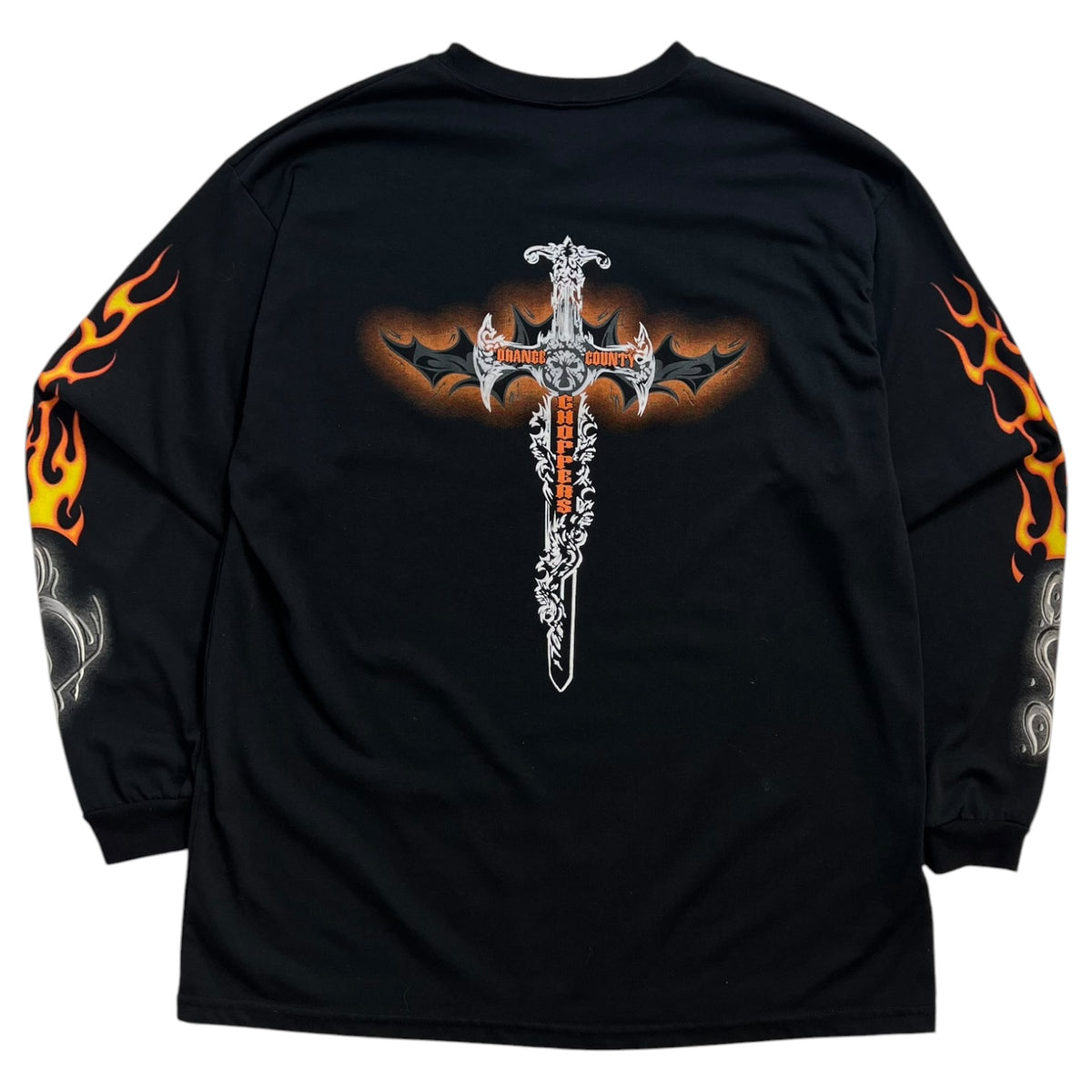 Vintage Orange County Choppers Long Sleeve T-Shirt Black