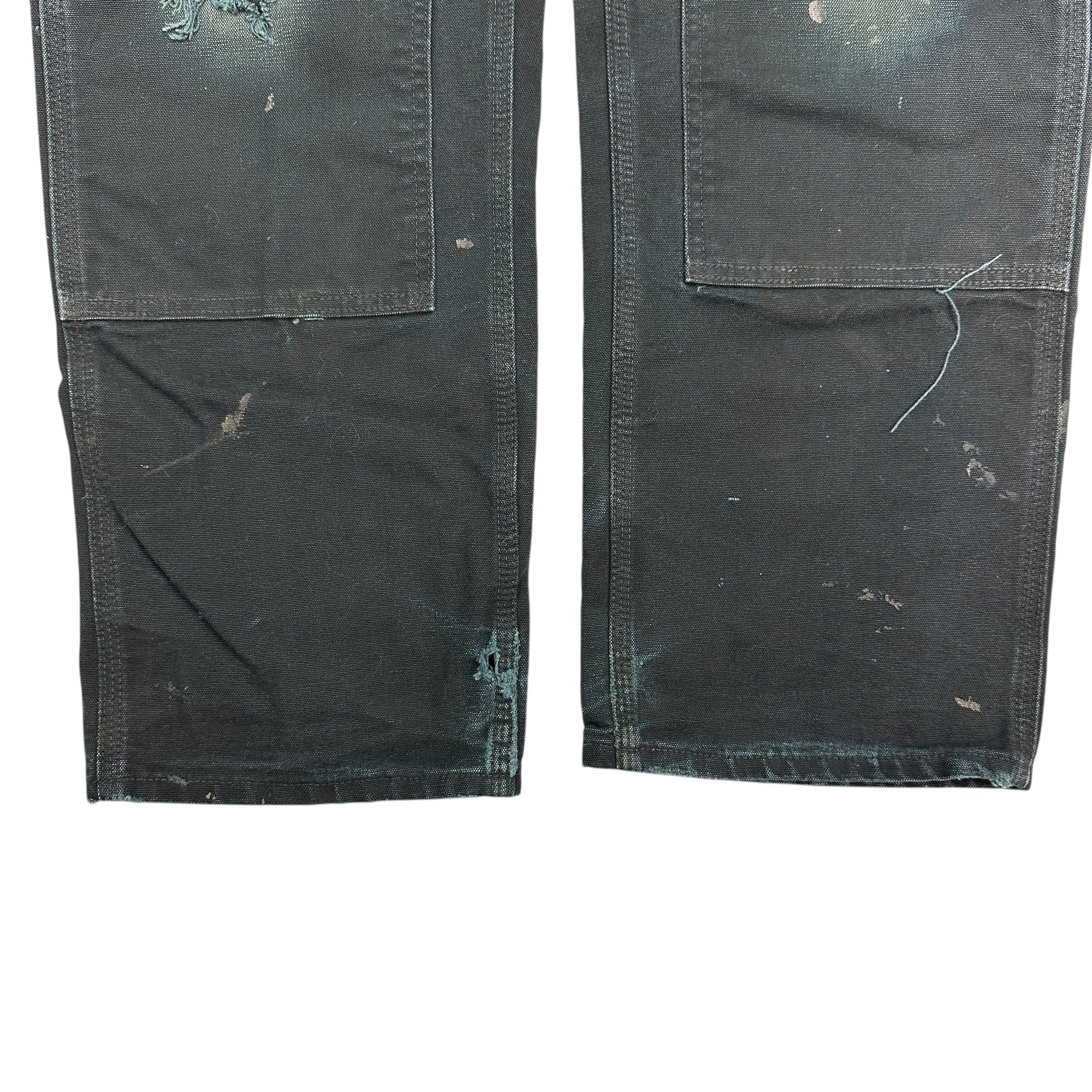Vintage Carhartt Double Knee Cargo Pants Black