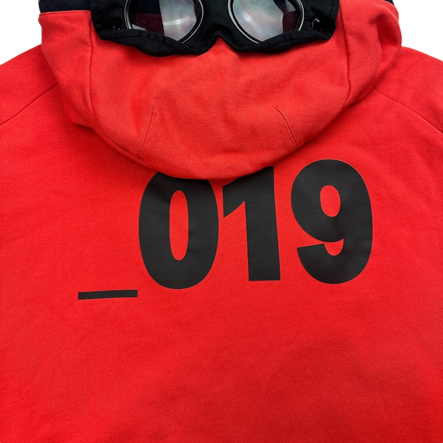 CP Company Goggle Hoodie Red