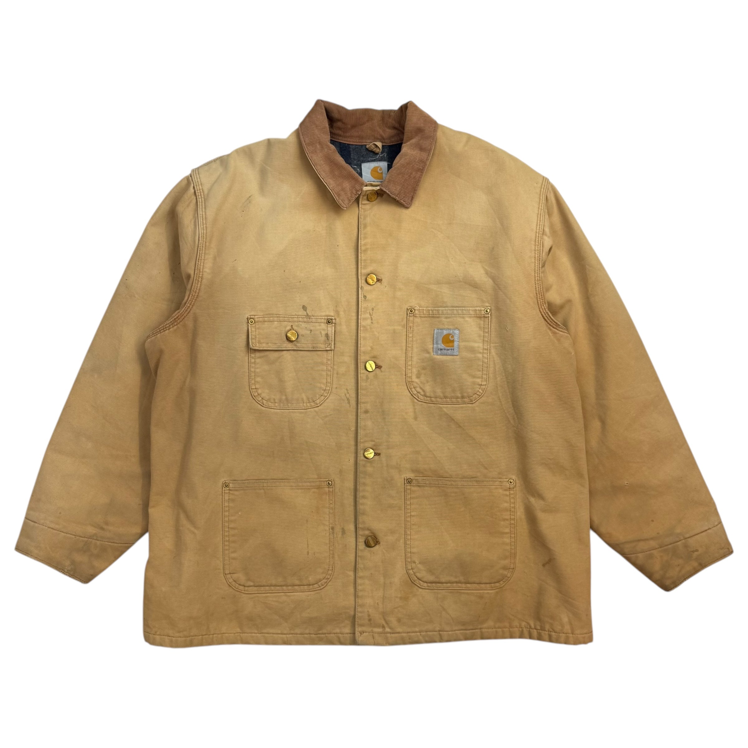 Vintage Carhartt Michigan Chore Coat  Tan