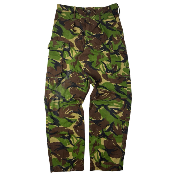 Vintage British DPM Camouflage Cargo Pants Green