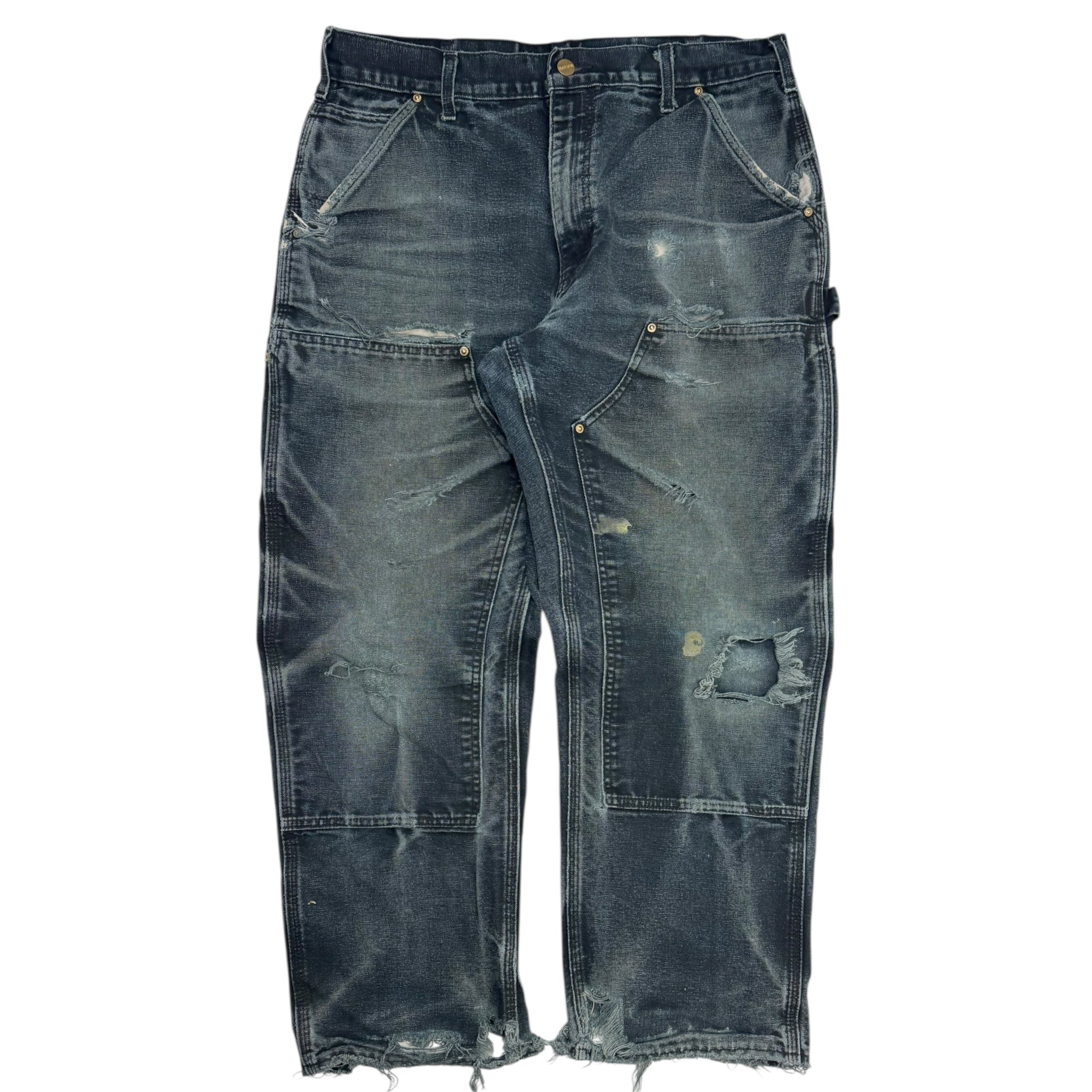 Carhartt Double Knee Work Pant Distressed Fest