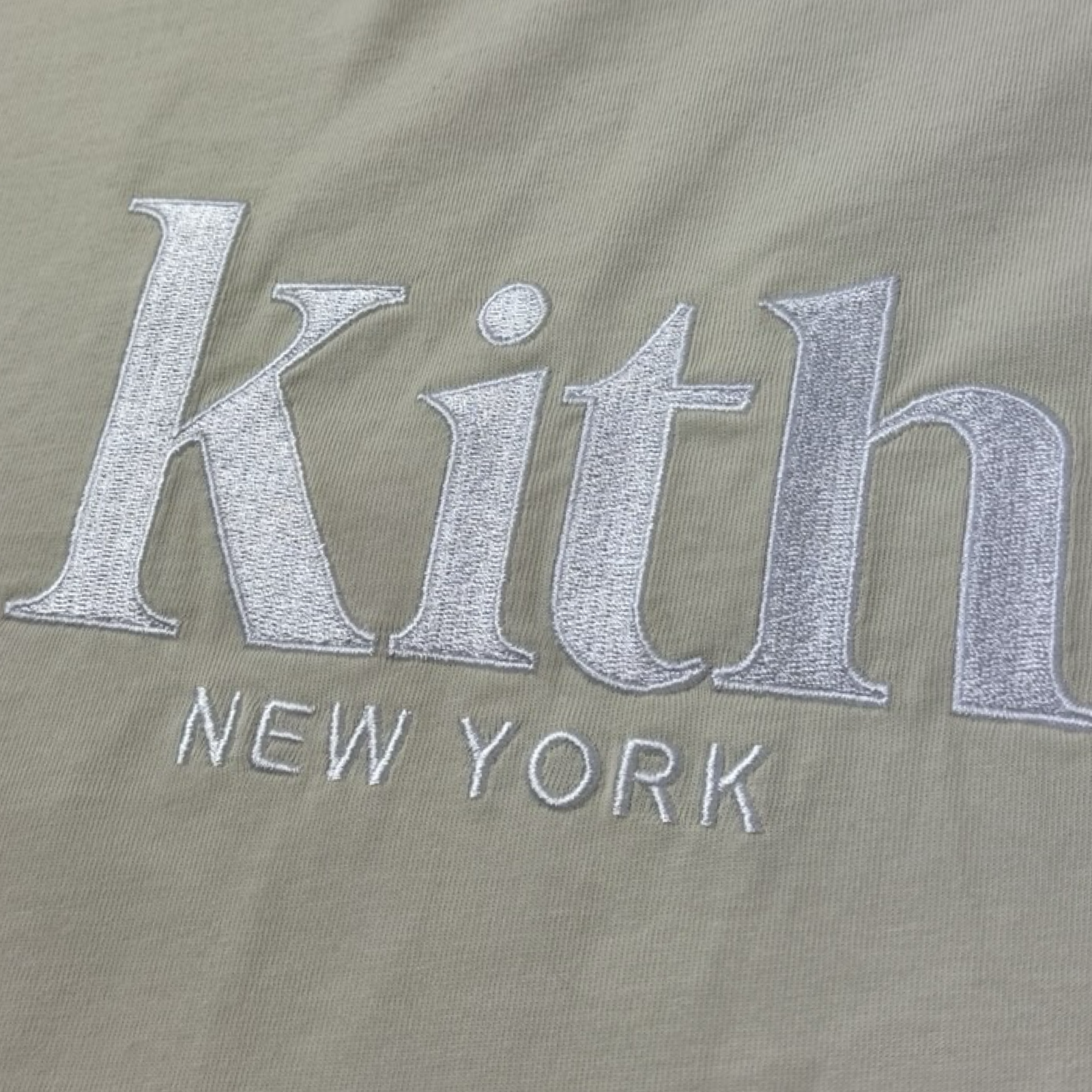 (W) Kith Mott Tee II Pale Yellow