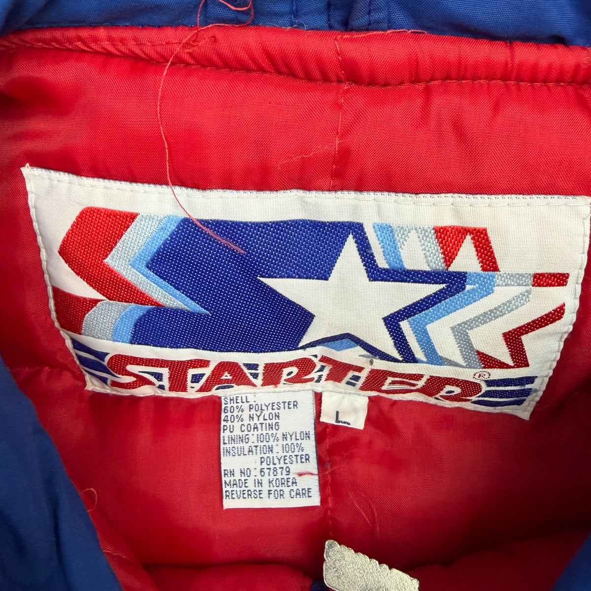 Vintage New York Giants Starter Jacket Blue