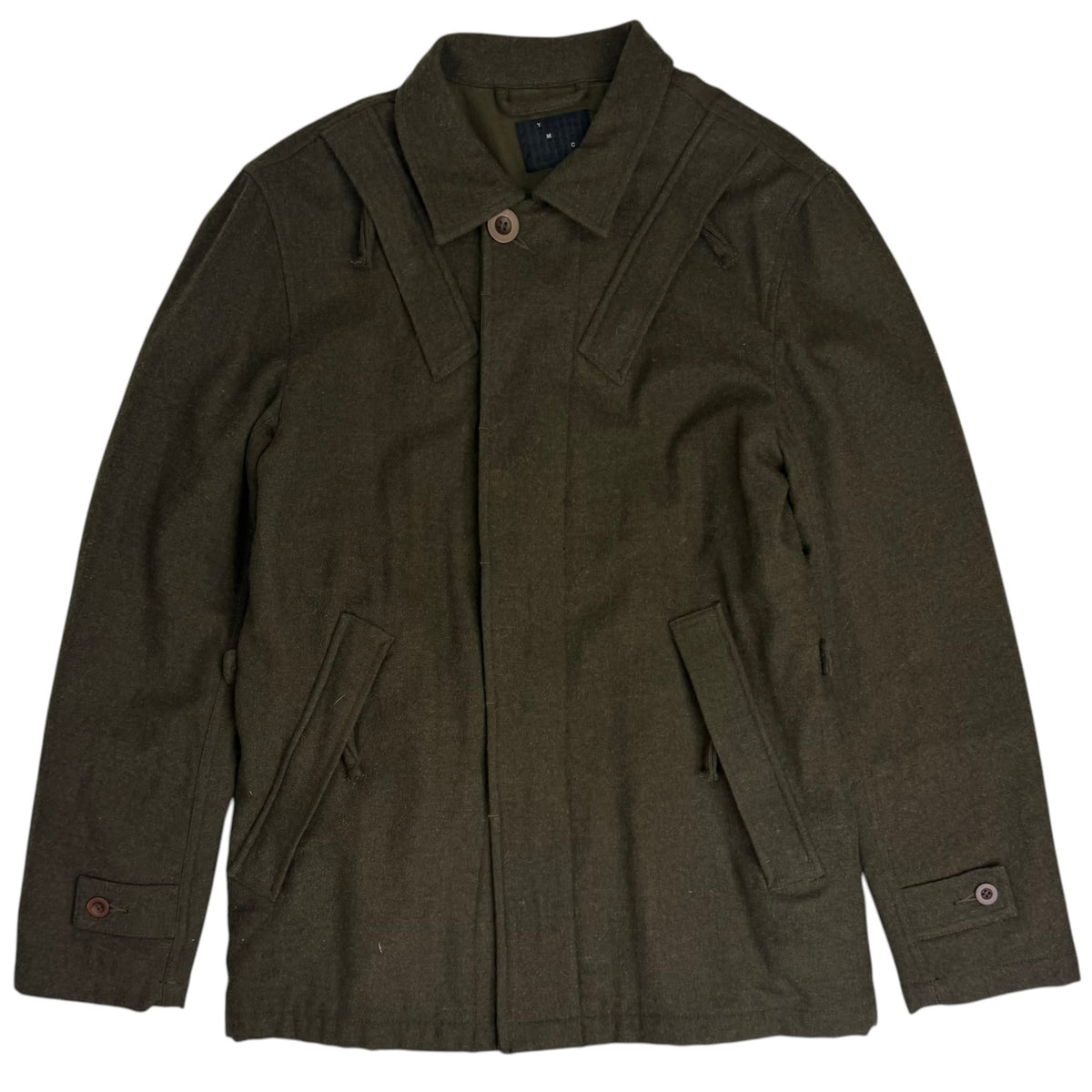 Vintage You Must Create Wool Harrison Jacket Dark Green