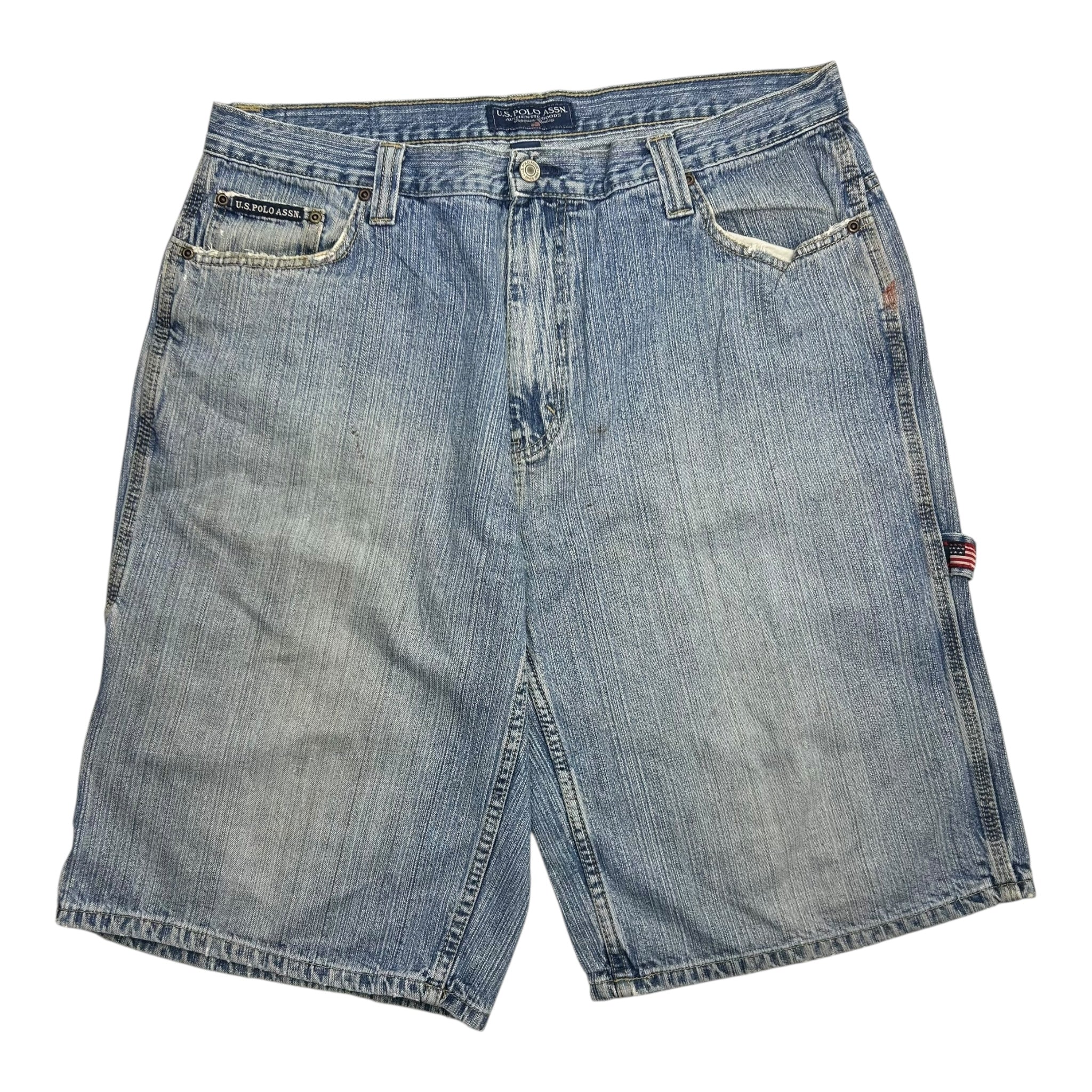 Y2K U.S. Polo Assn. Denim Carpenter Shorts