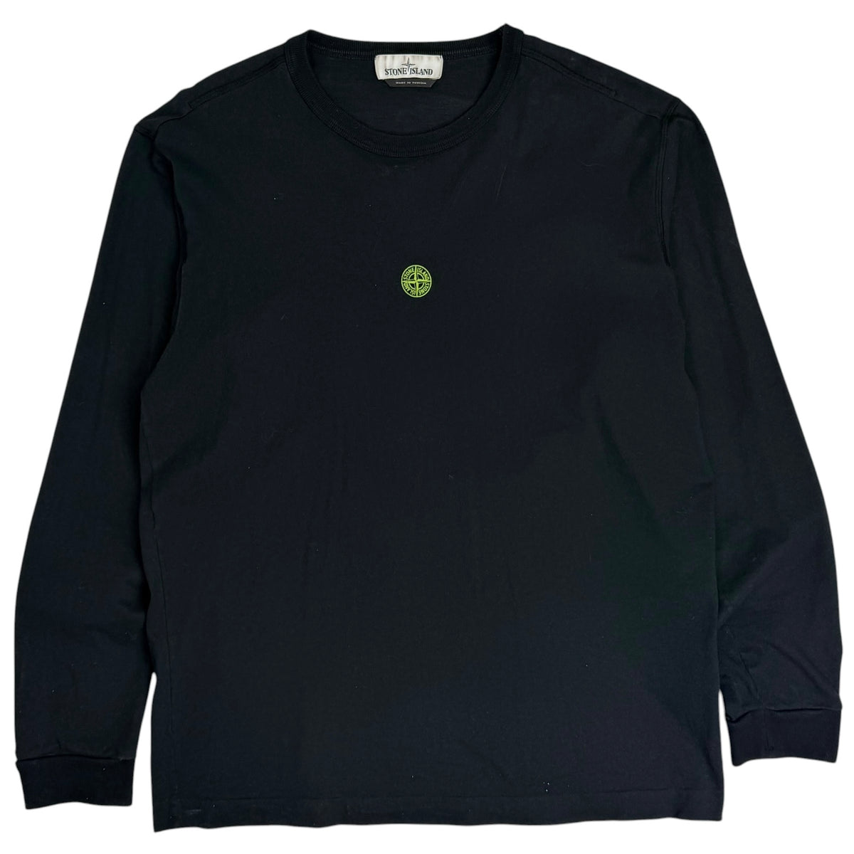 Stone Island Graphic Five Long Sleeve T-Shirt Black