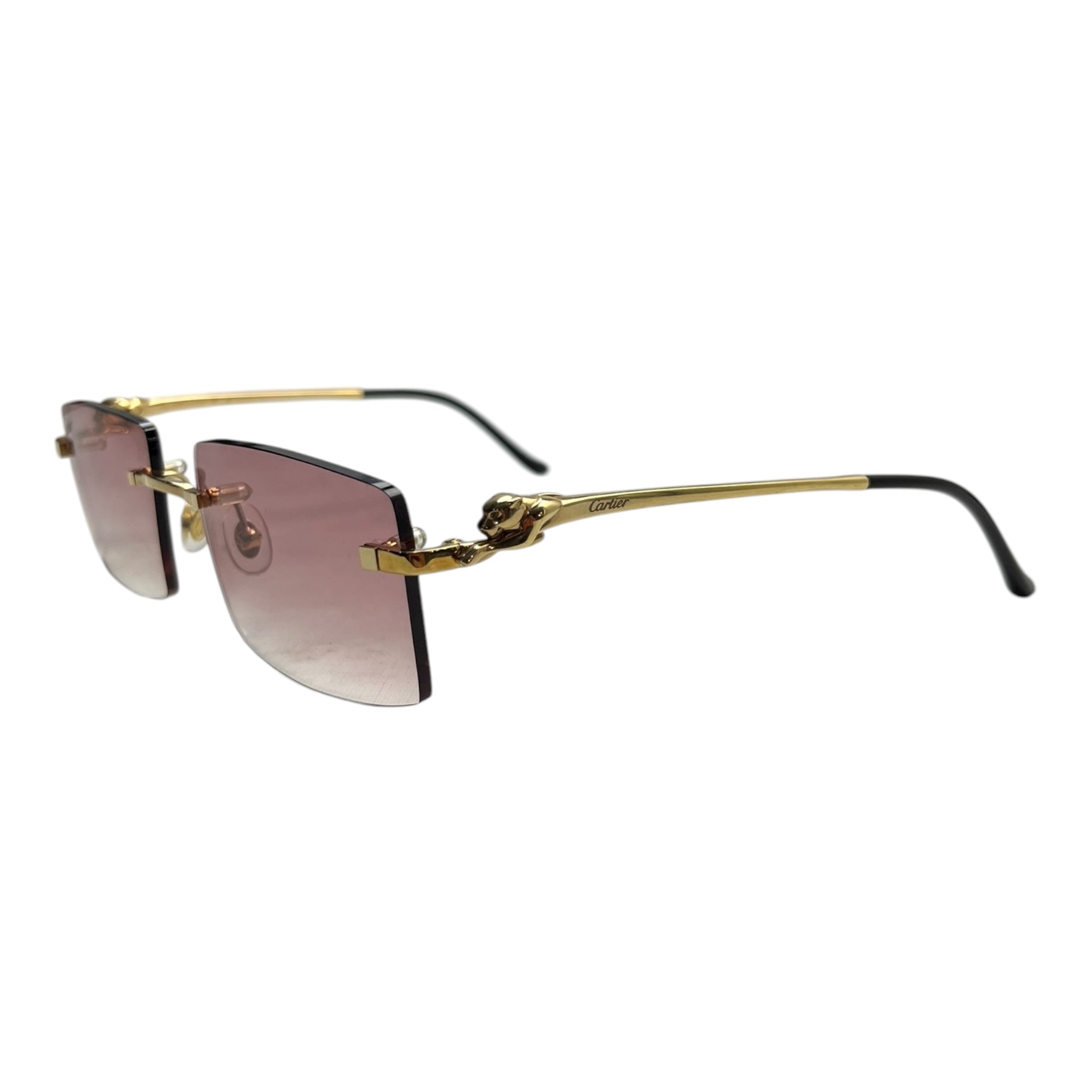 Cartier Panthere De Cartier Rectangle Sunglasses