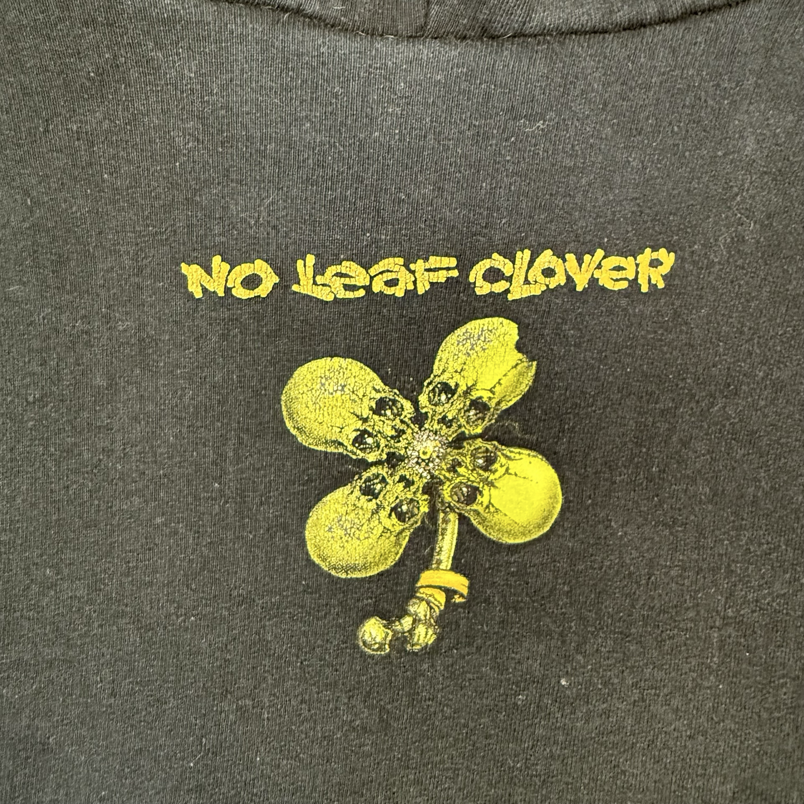 2001 Metallica Pushead No Leaf Clover Hoodie Black