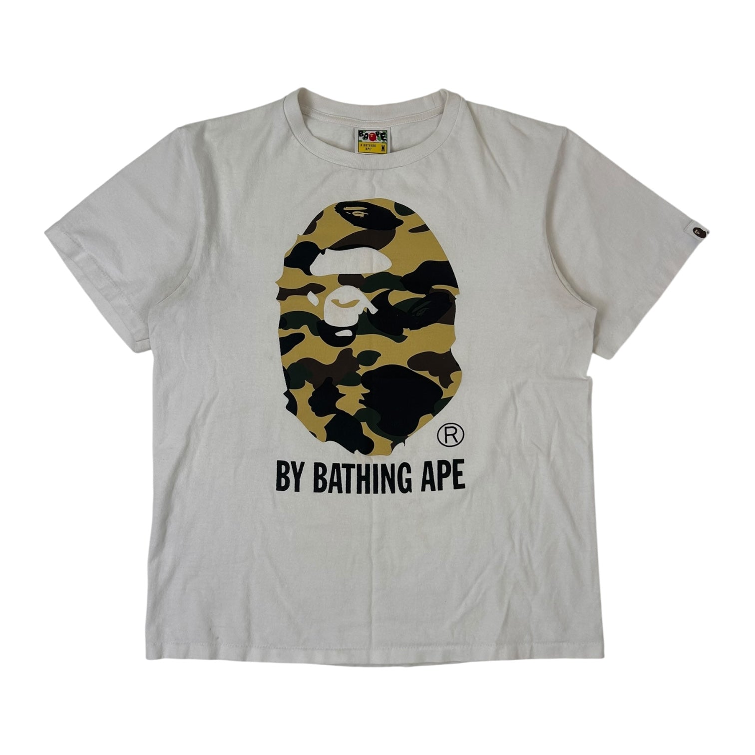 Bape 1st Camo Head T-Shirt White