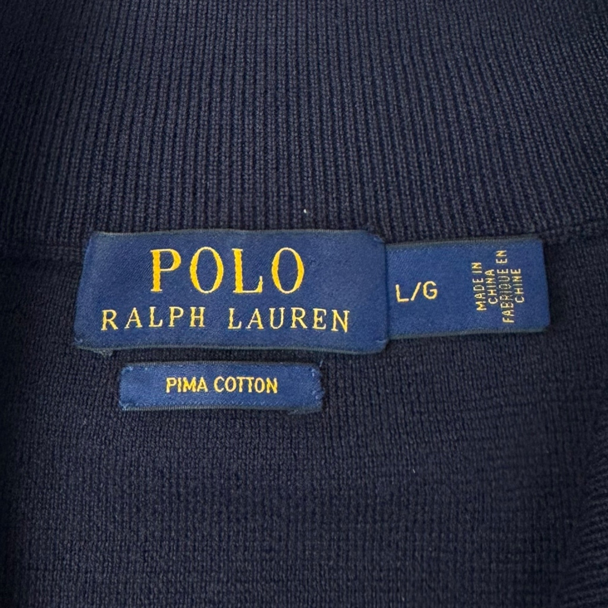 Polo Ralph Lauren Cinched Waist 1/4 Zip Orange Horse