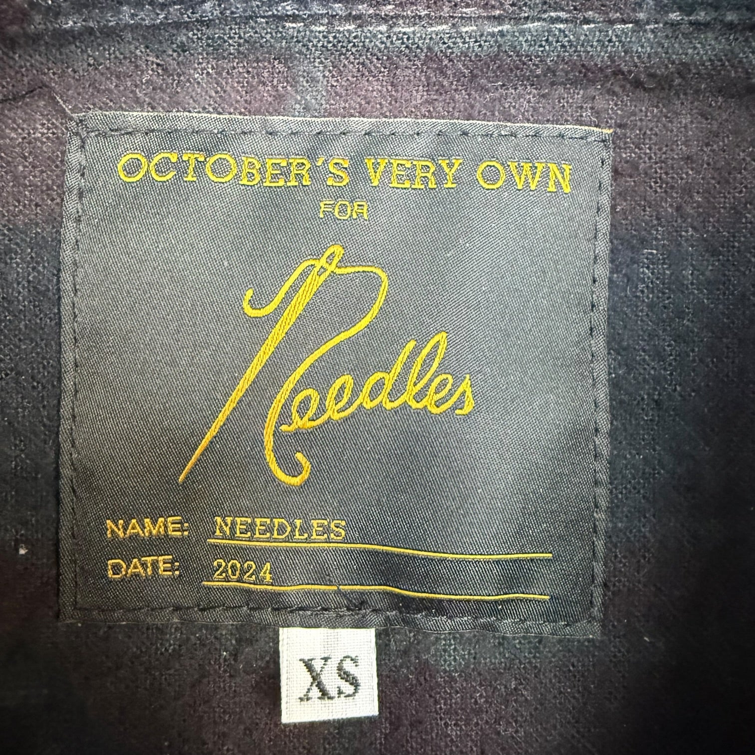 Needles x OVO Rebuild Flannel Purple/Green