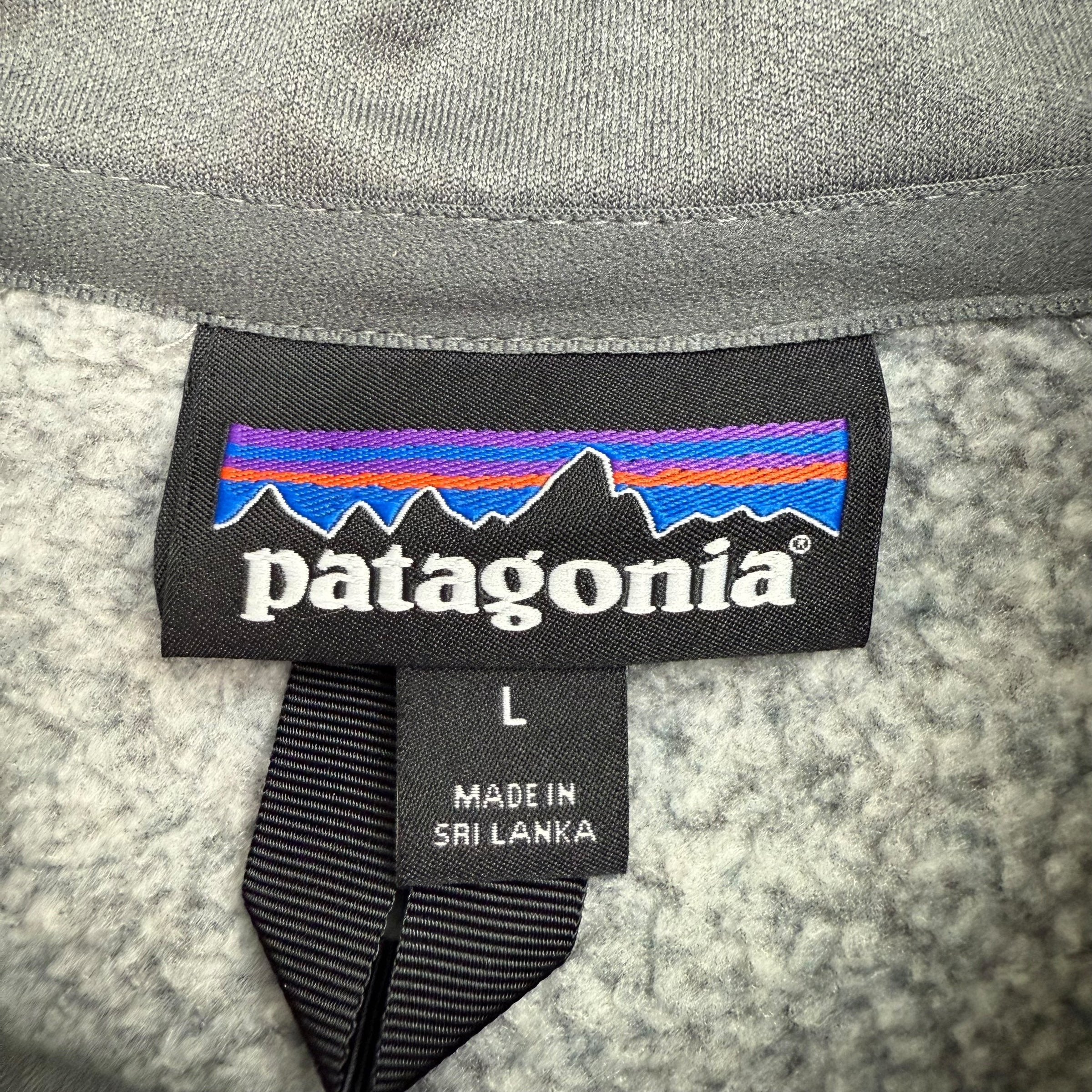 Vintage Patagonia Fleece Zip Up Jacket Grey