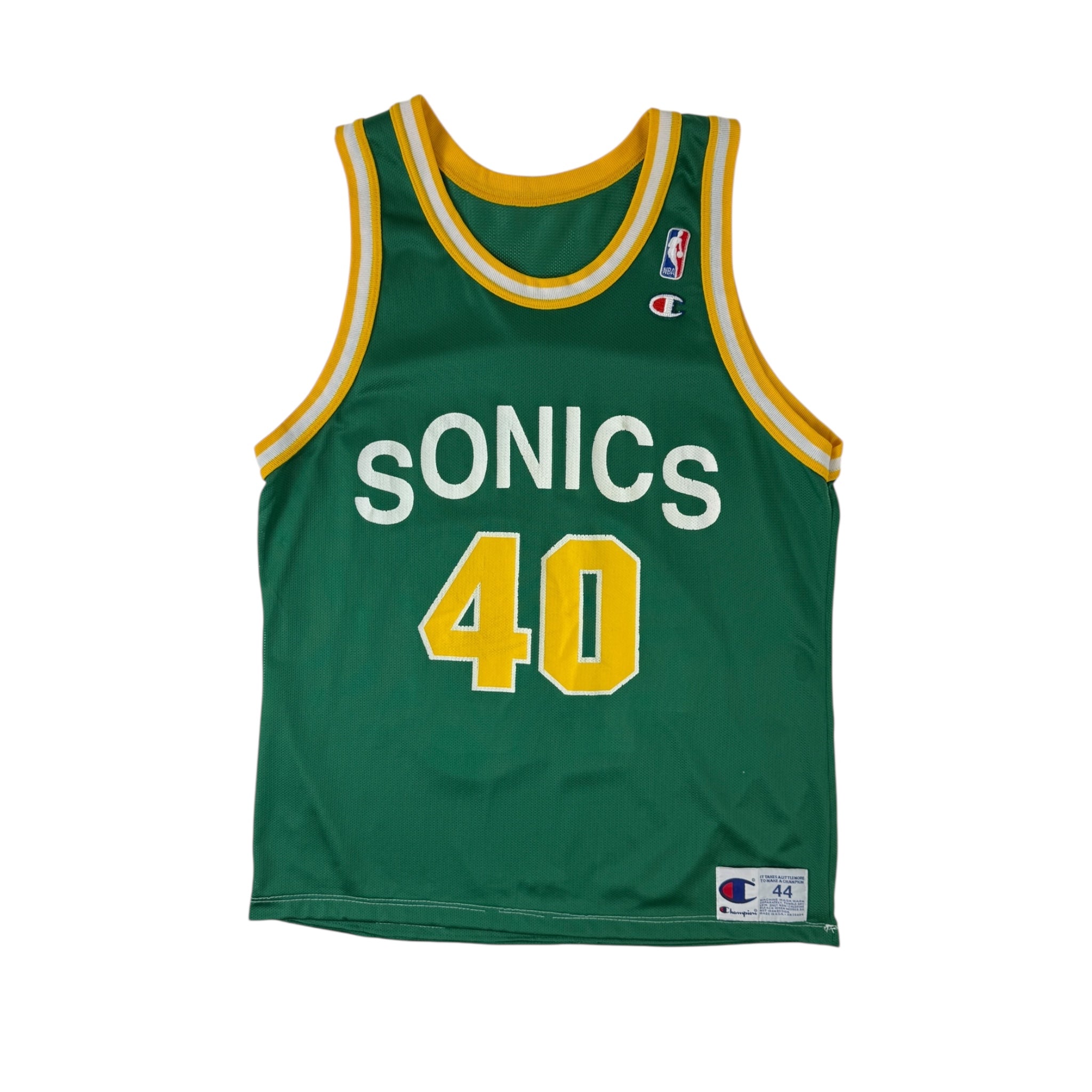 Shawn Kemp Seattle Sonics Champion Basketball Jersey