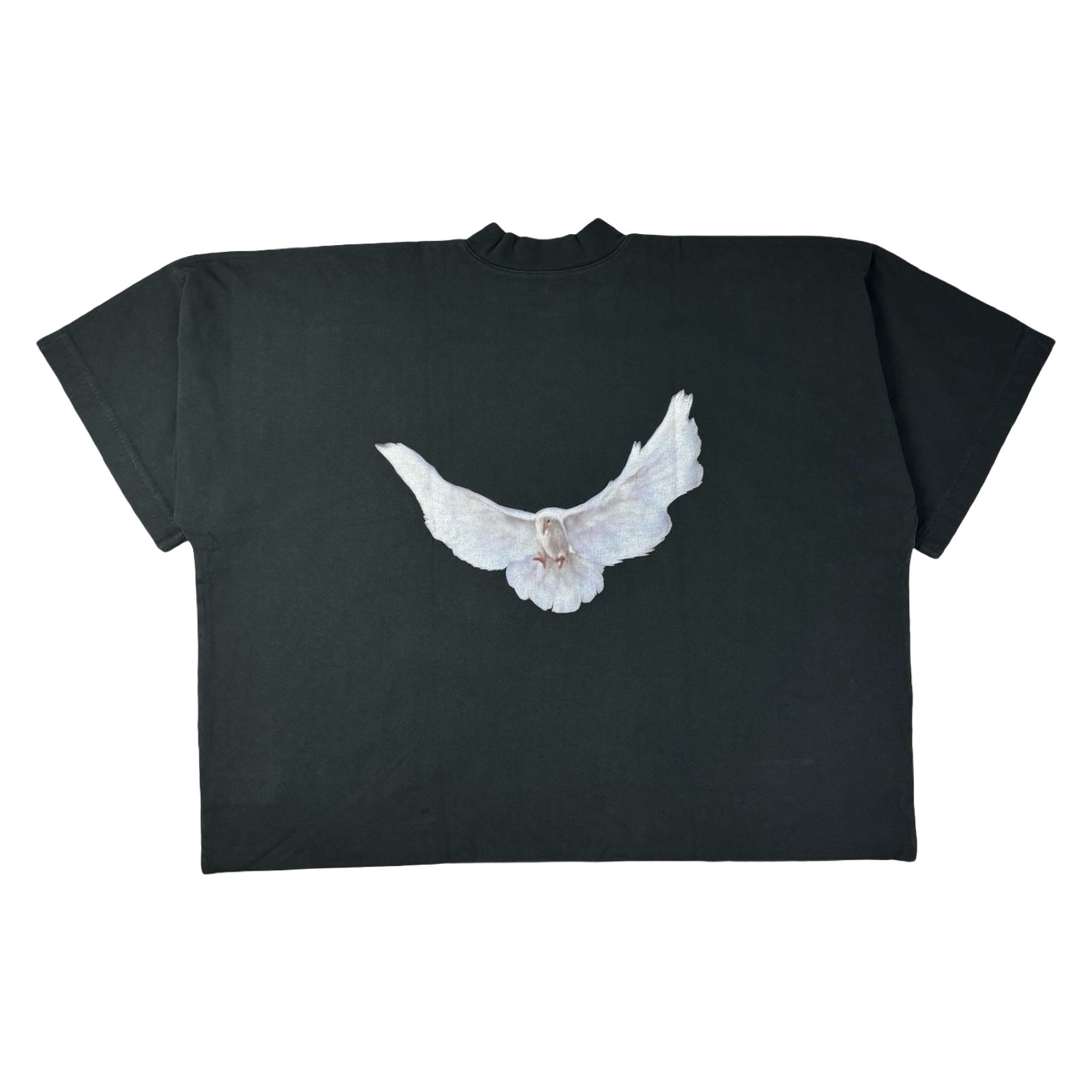 Yeezy Gap Balenciaga Cropped Dove Tee Grey