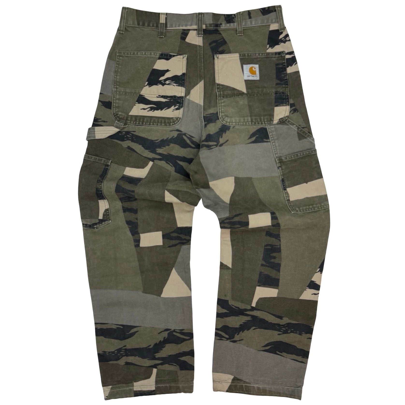 Carhartt WIP Double Knee Pants Stone Washed Camo
