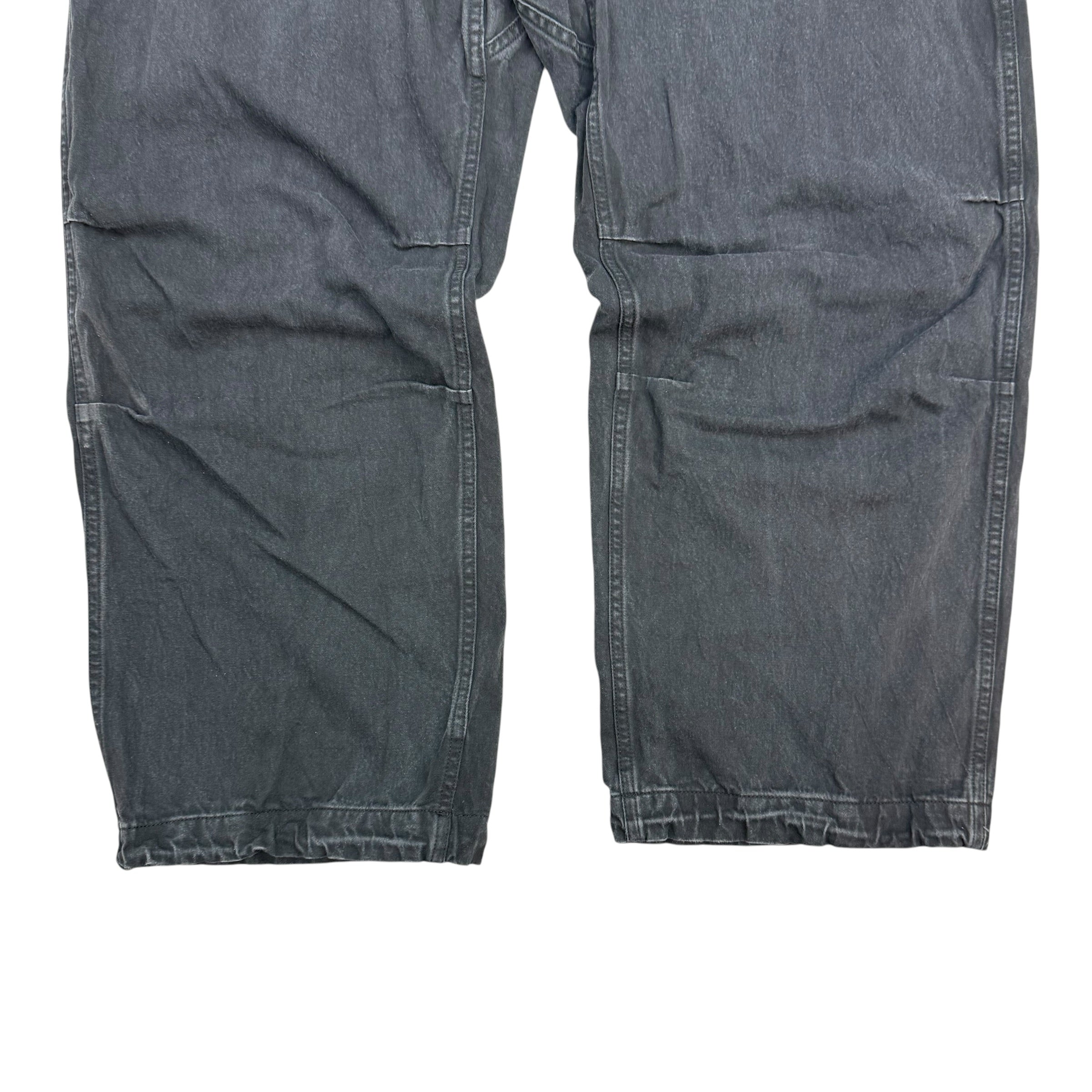 Vintage Sassafras Whole Hole Pants Black