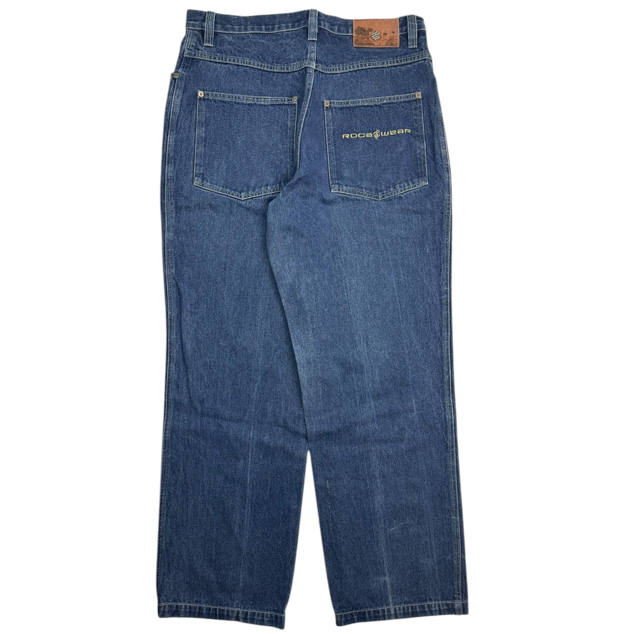 Vintage Y2K Roca Wear Extra Wide Blue Jeans