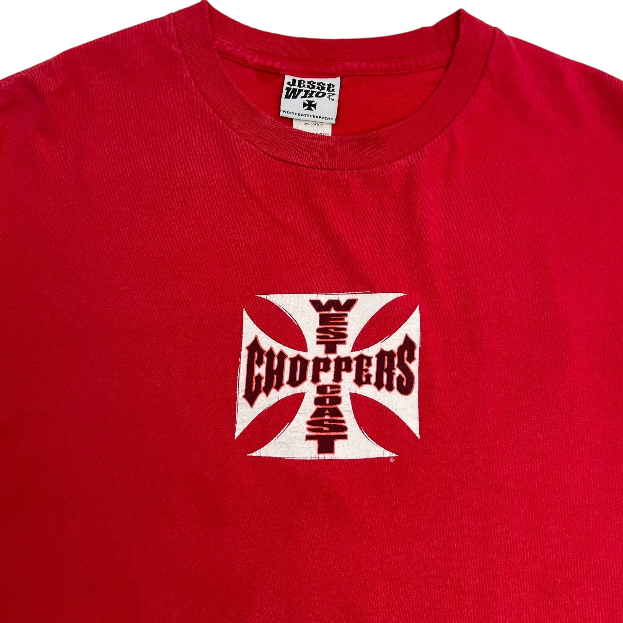 Vintage Y2K West Coast Choppers T-Shirt Red