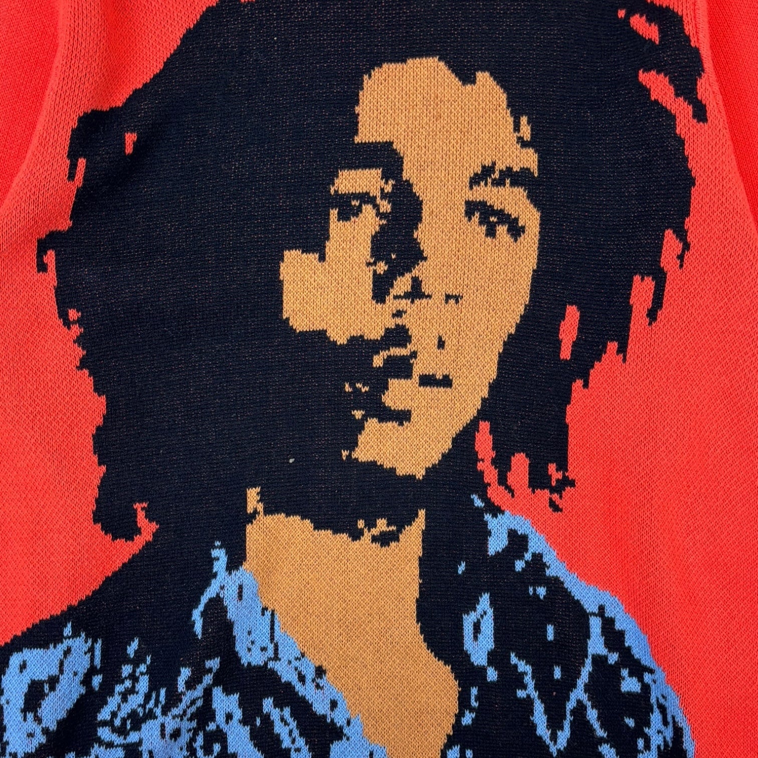 Stussy x Bob Marley Knit Sweater Orange