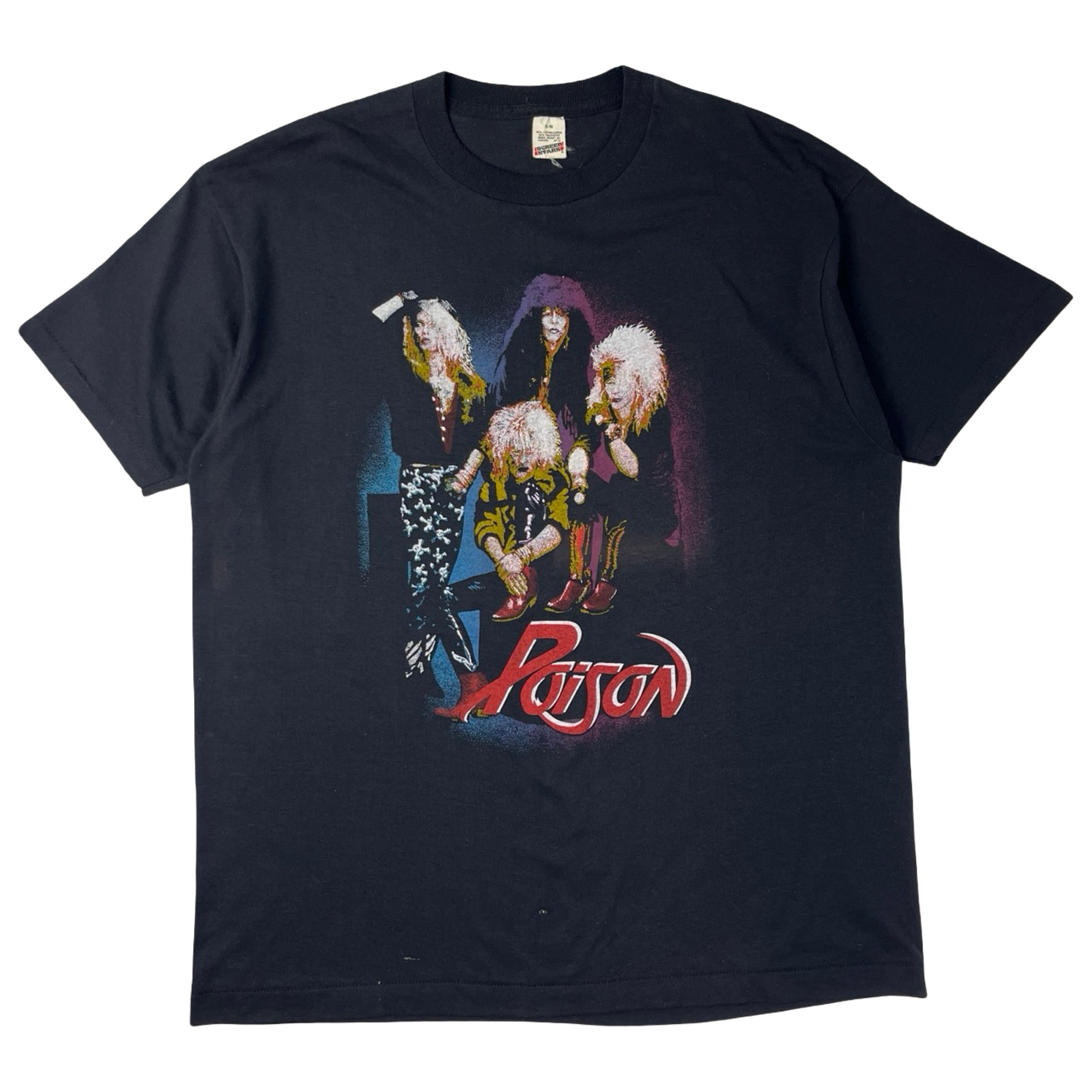 Vintage 80s Poison Parking Lot T-Shirt
