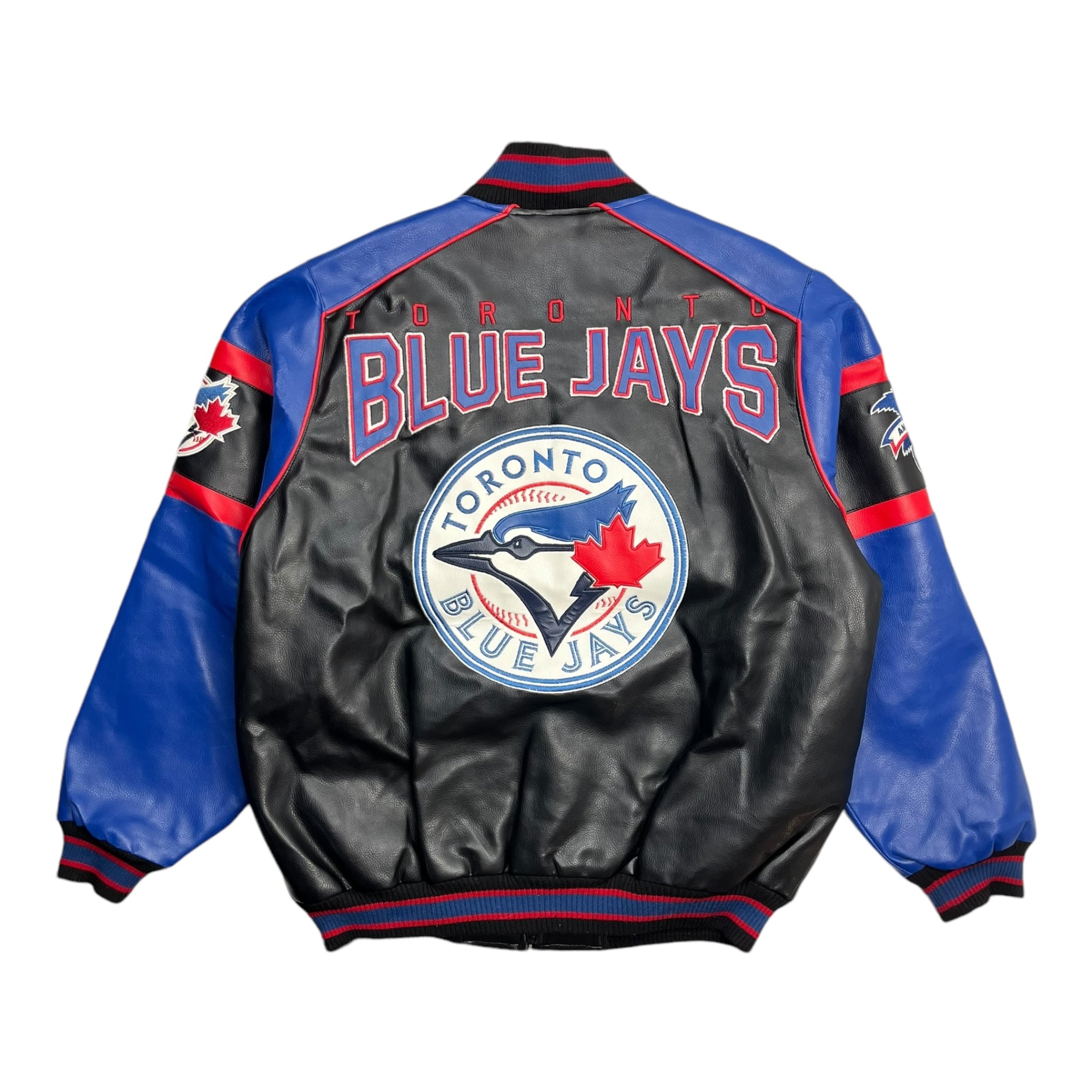 Toronto Blue Jays Carl Banks Faux Leather Jacket