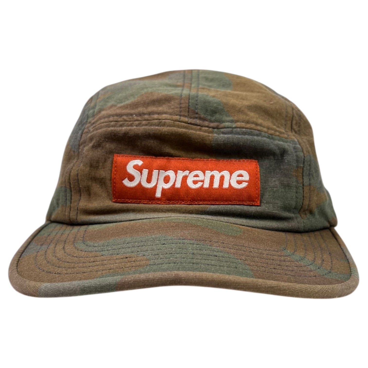 Supreme Washed Canvas Camp Cap Camo