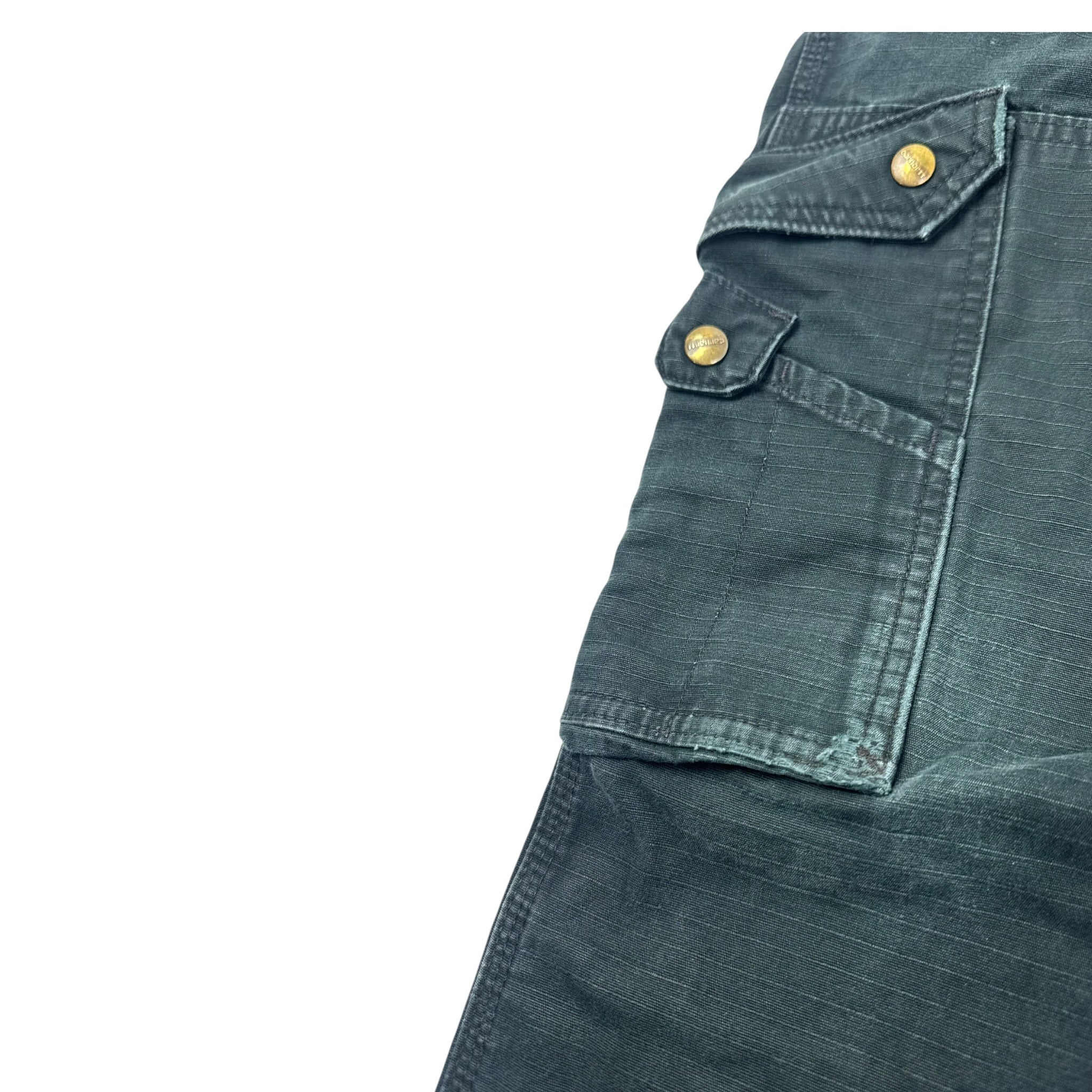 Vintage Carhartt Cargo Bottoms Faded Black
