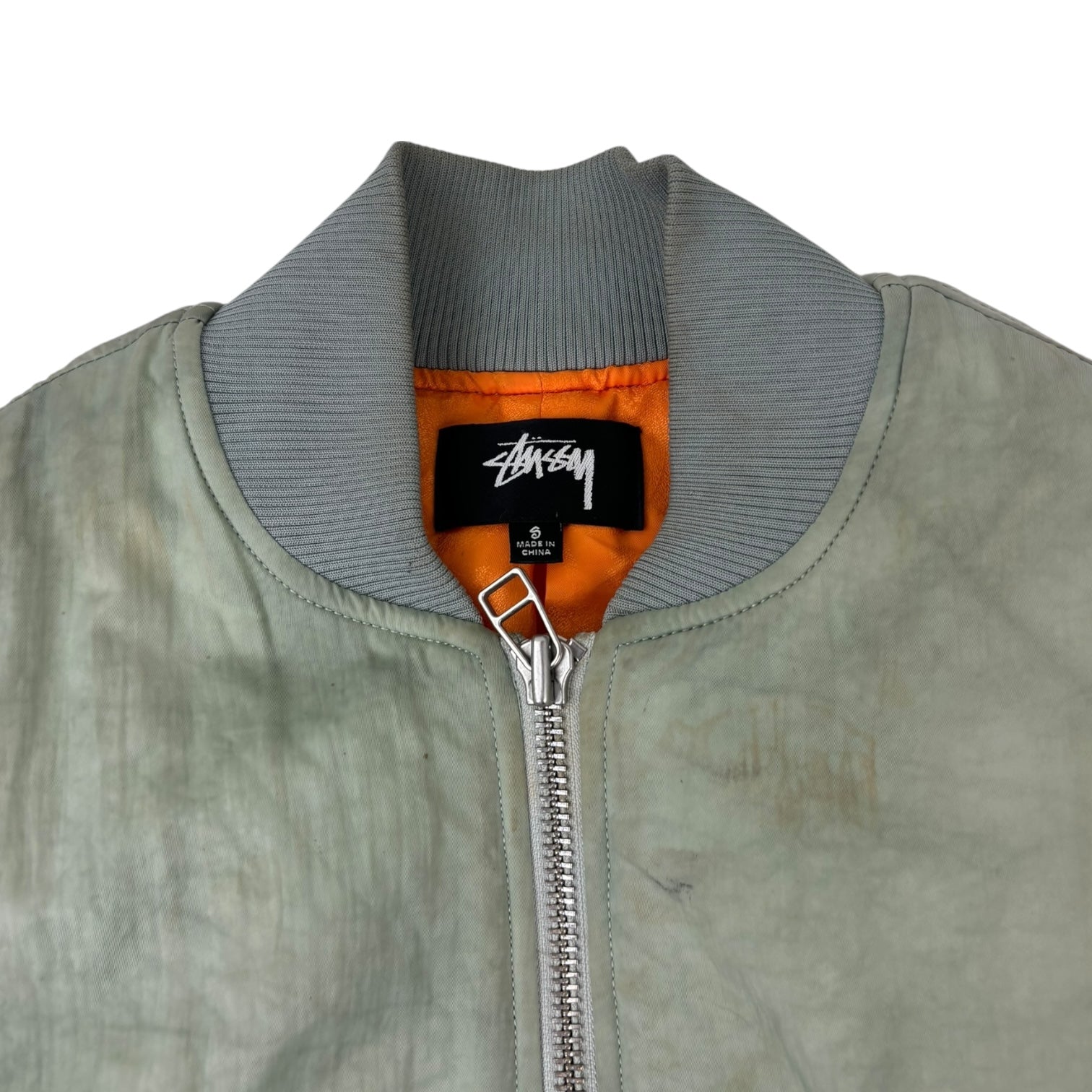 Stussy Dyed Nylon Bomber Stone