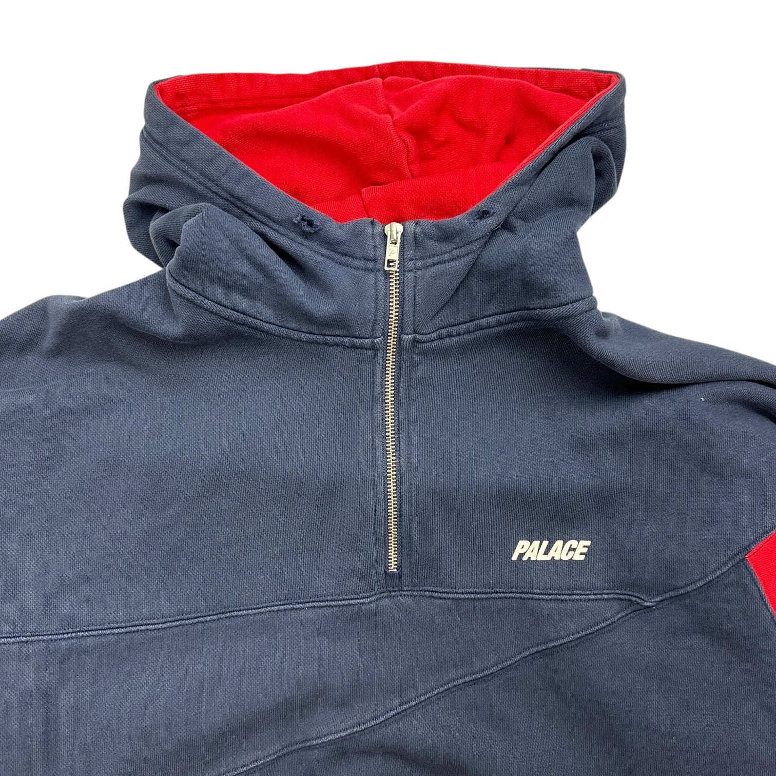 Palace Metric Hoodie Blue/Red